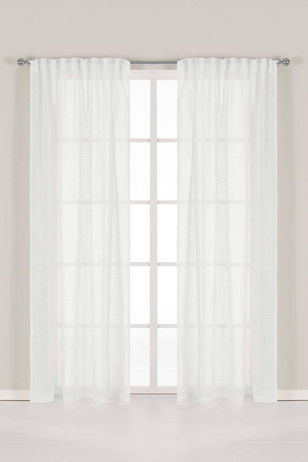 Multibandslängder med linnelook Victoria 2-pack