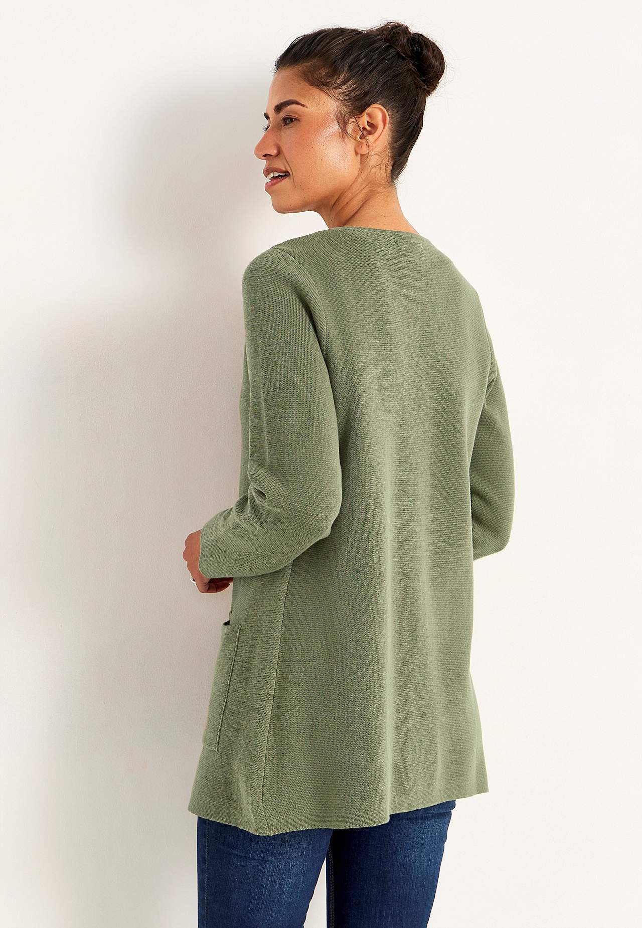 Cardigan i bomull