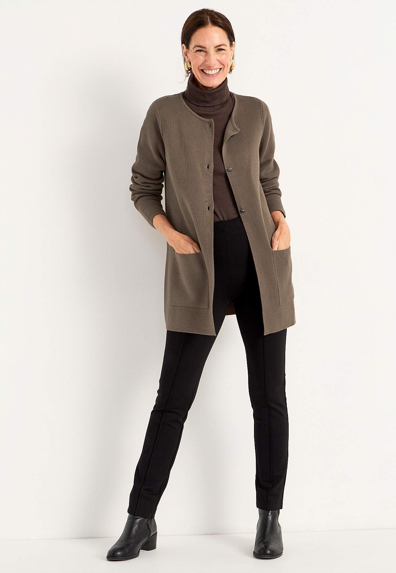 Cardigan i bomull