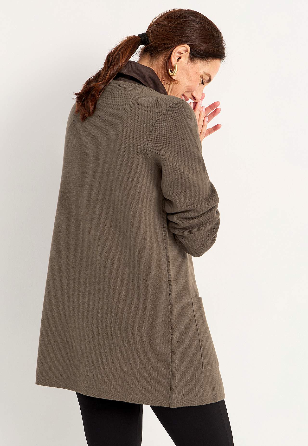 Cardigan i bomull