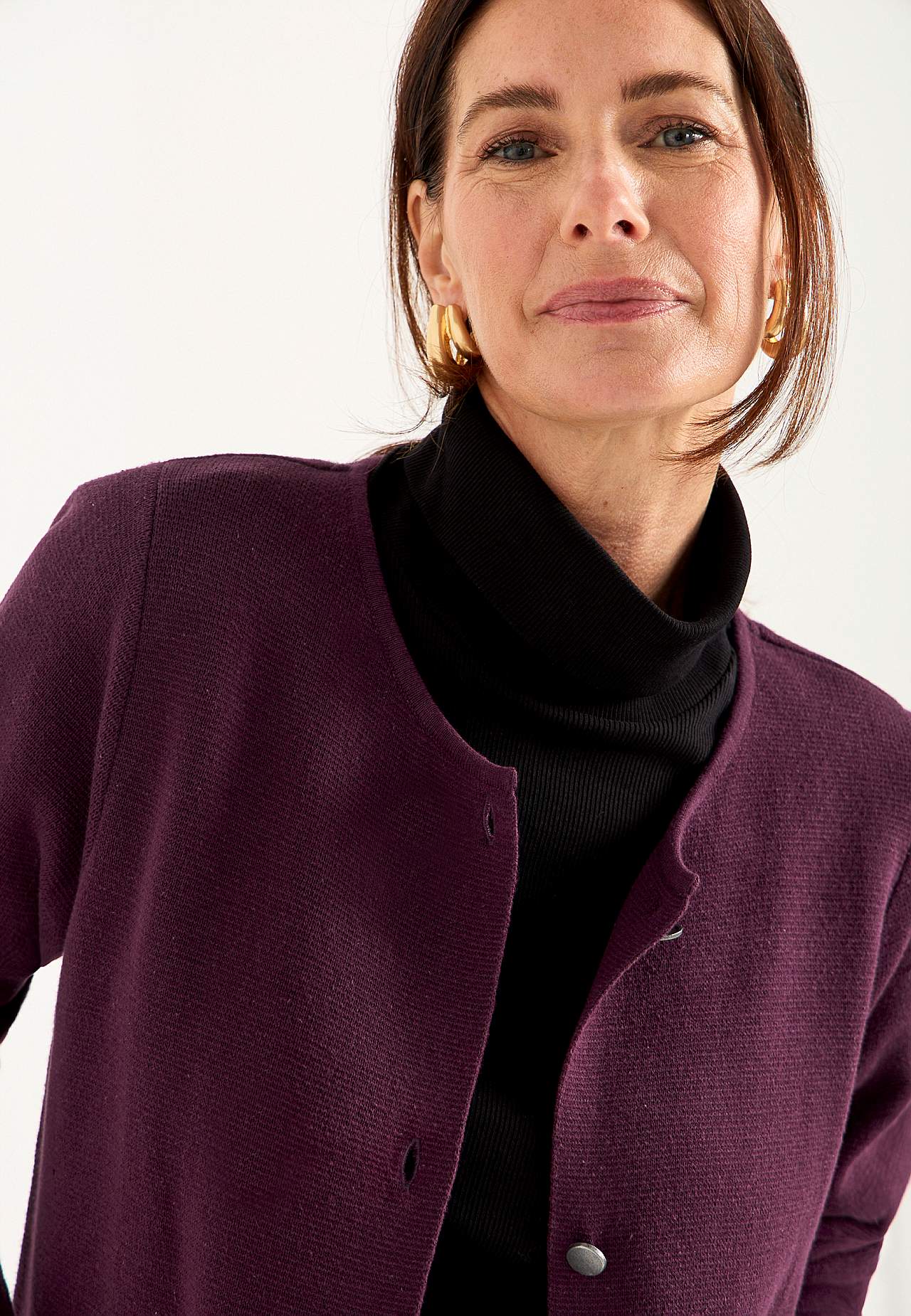 Cardigan i bomull