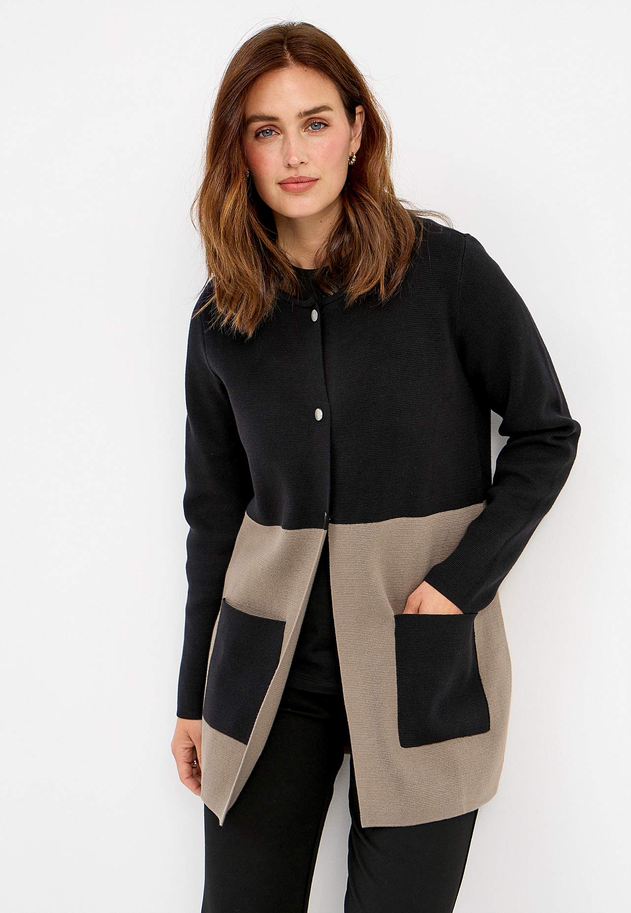 Cardigan i bomull