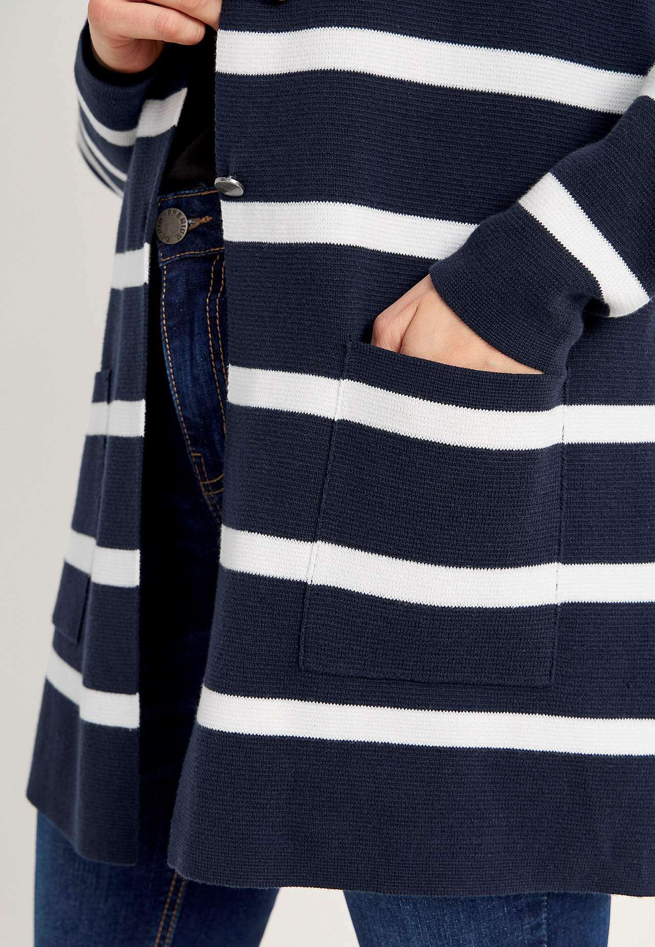 Cardigan i bomull