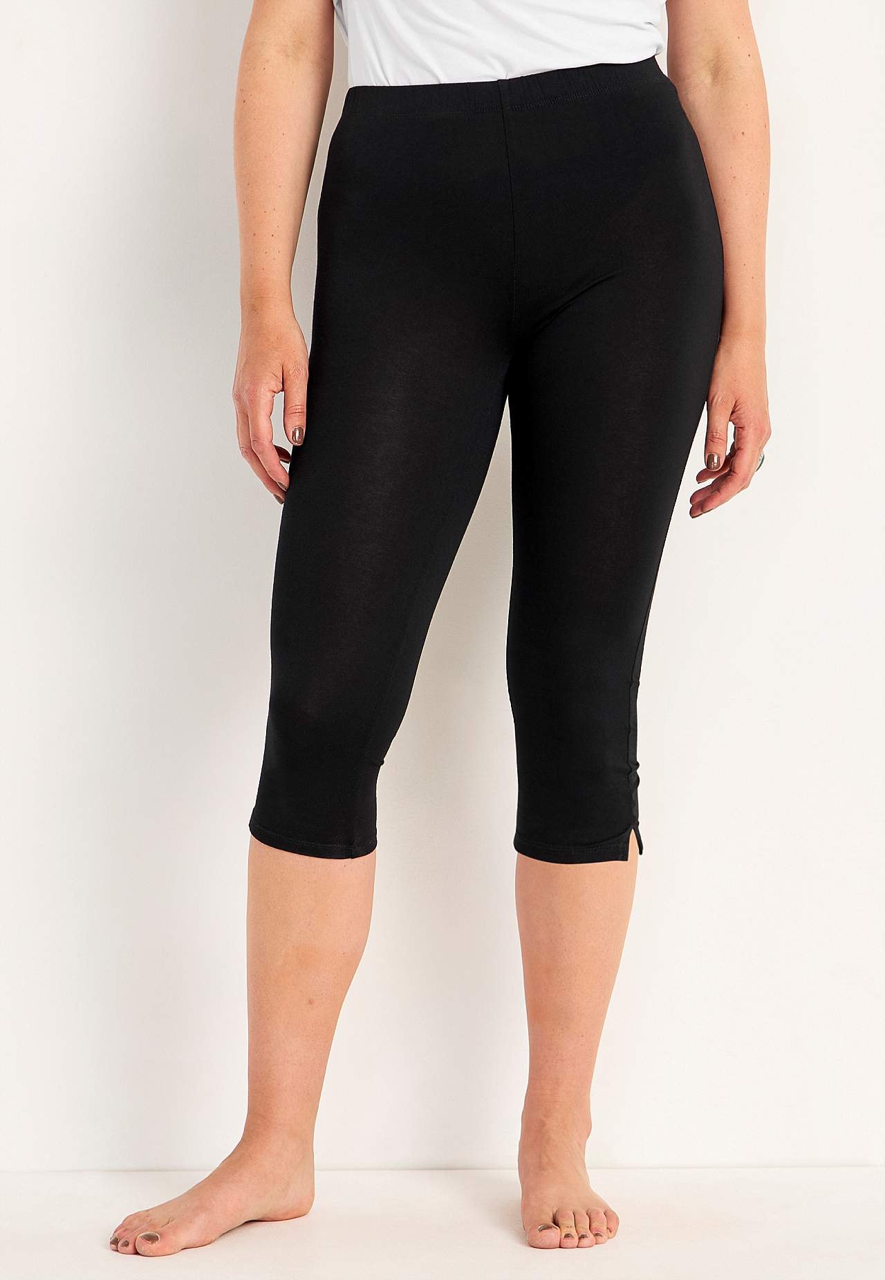 Caprileggings med sidoslitsar