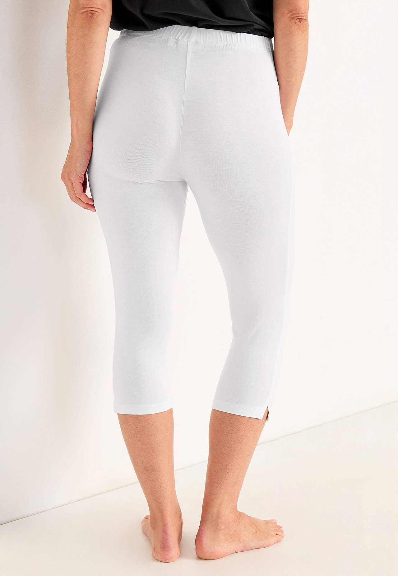 Caprileggings med sidoslitsar