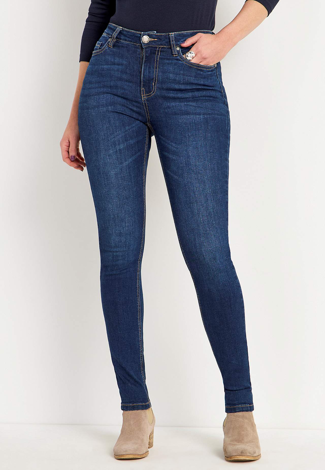 Jeans i superstretchig denim