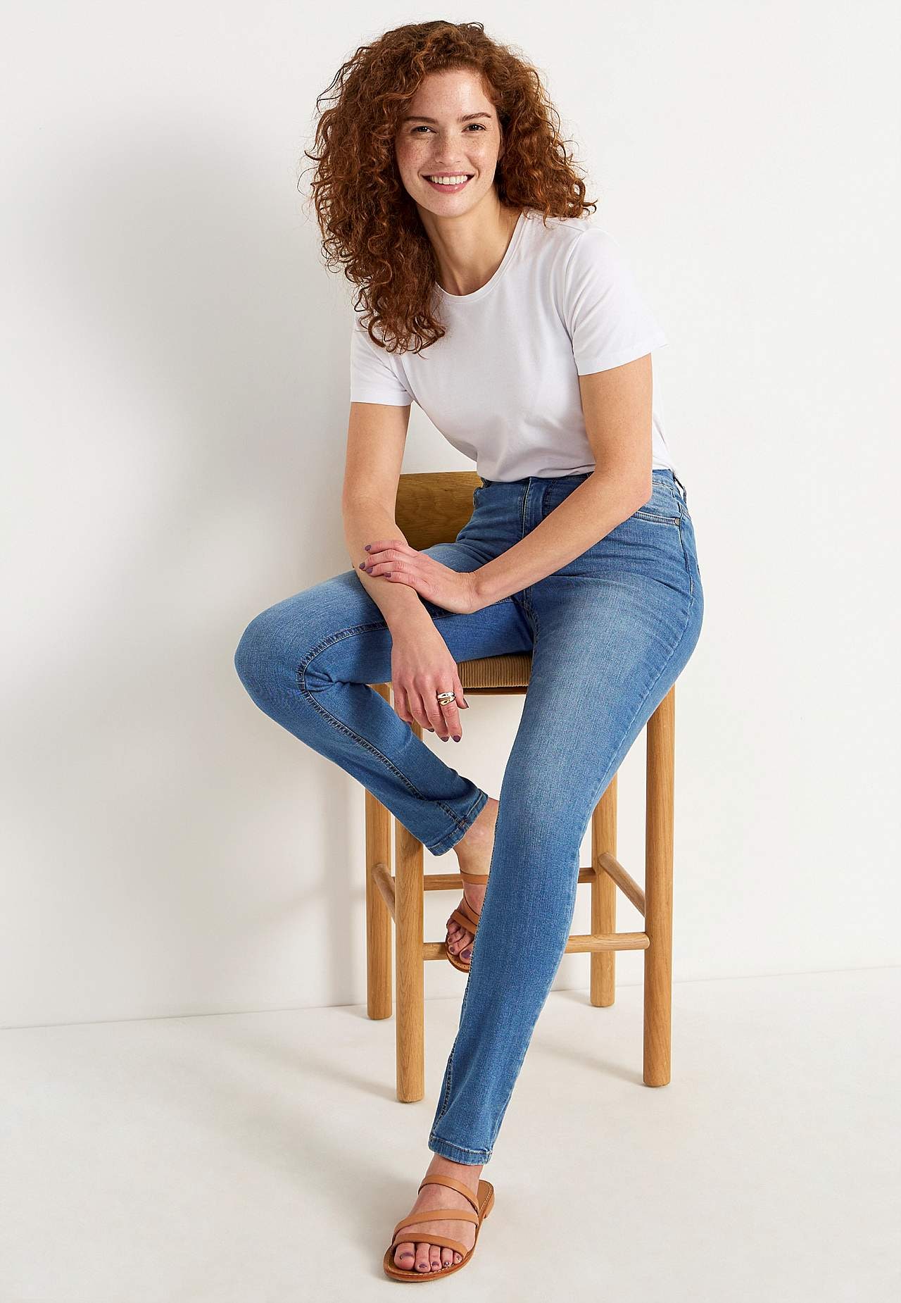 Jeans i superstretchig denim