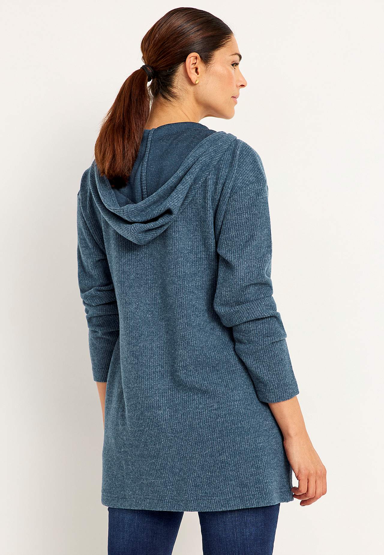 Supermjuk lång cardigan med fickor