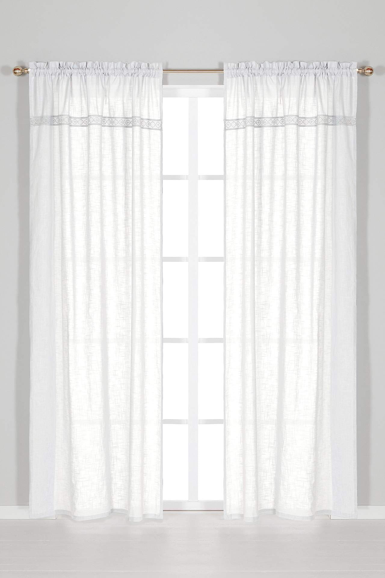 Kanallängder med spets Monica 2-pack