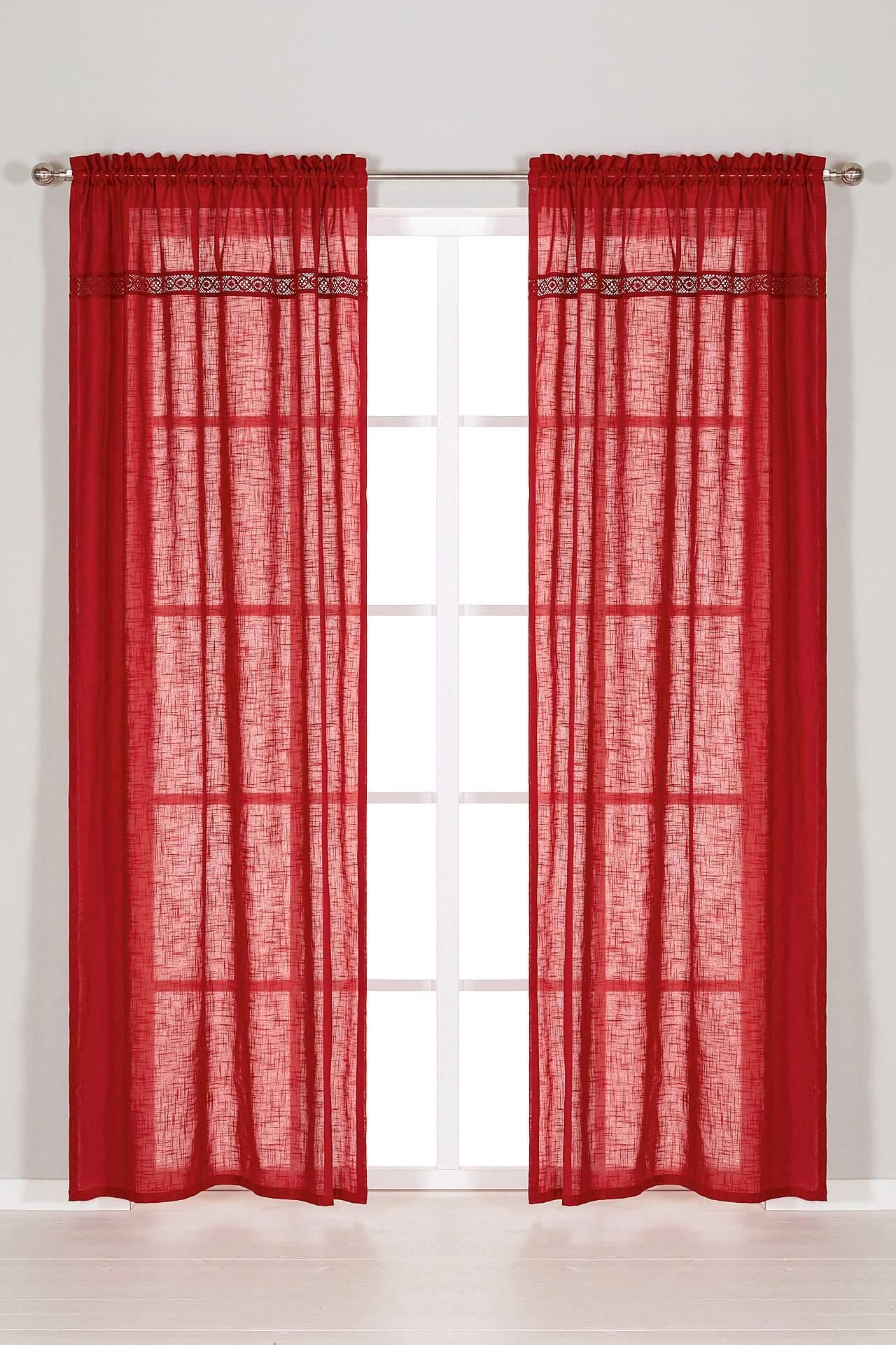 Kanallängder med spets Monica 2-pack