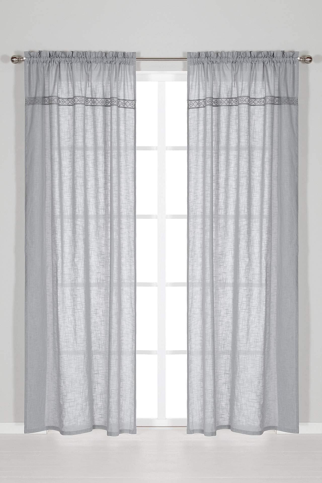 Kanallängder med spets Monica 2-pack