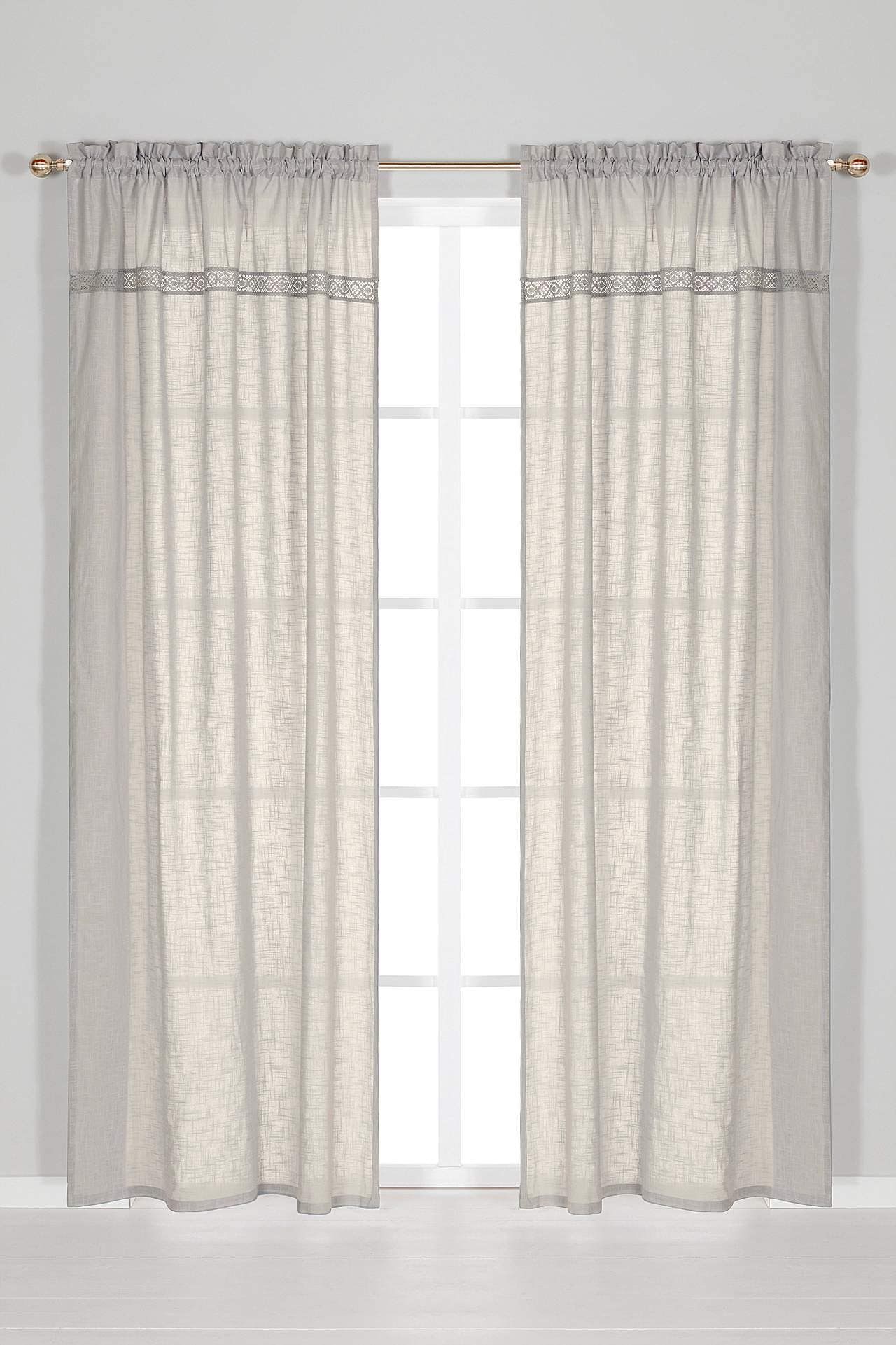 Kanallängder med spets Monica 2-pack