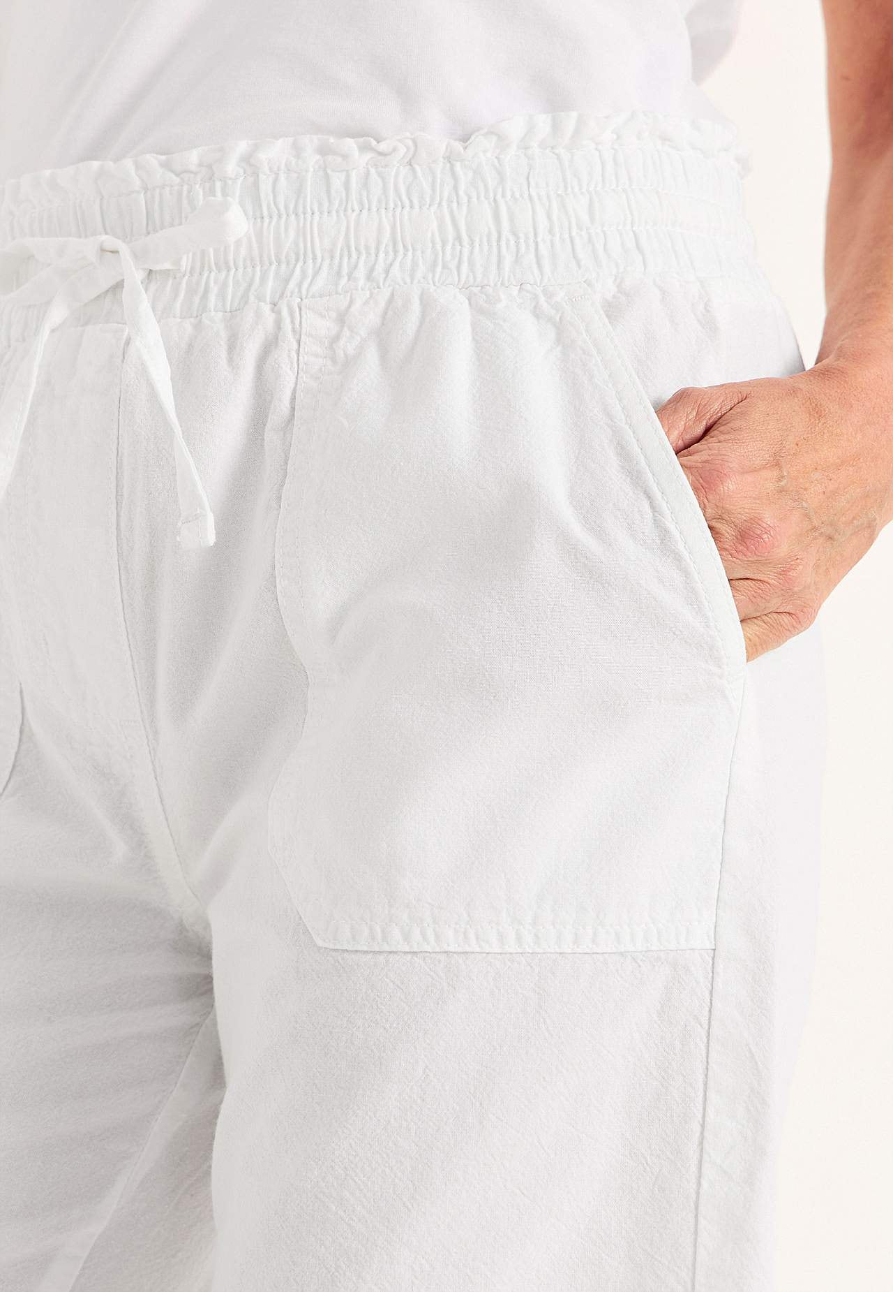 Shorts i tvättad bomull Jade