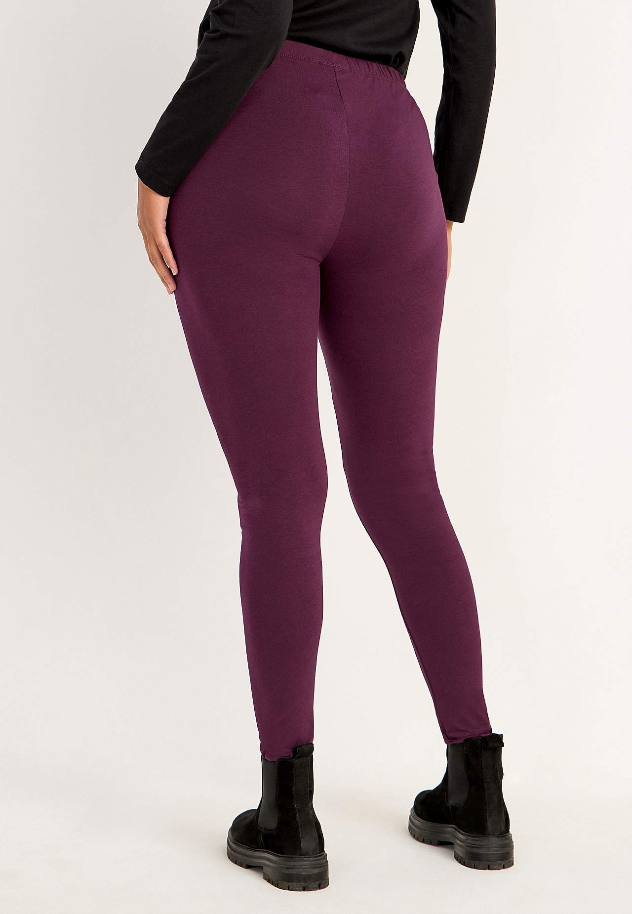Leggings i bomull 2-pack