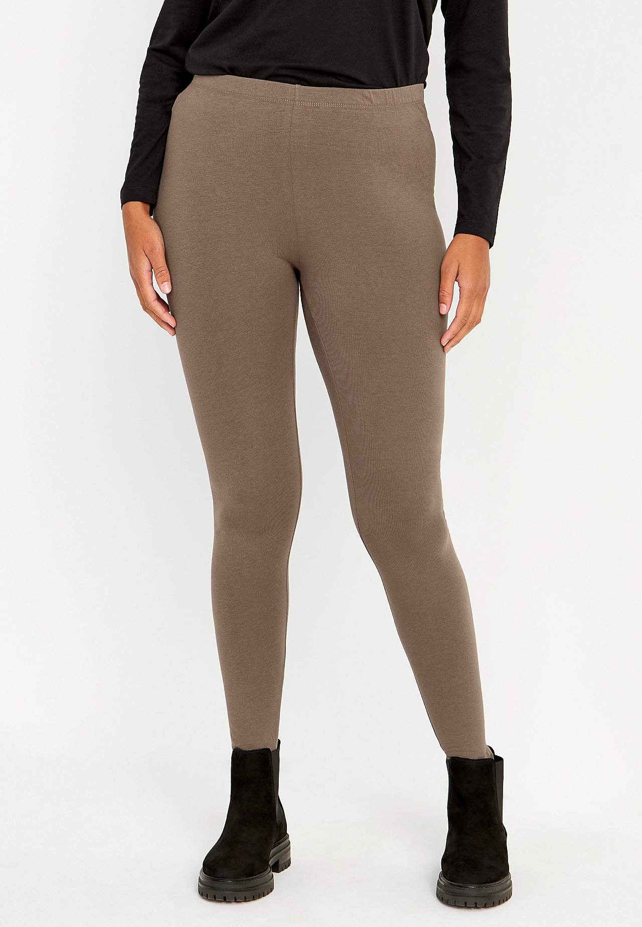 Leggings i bomull 2-pack