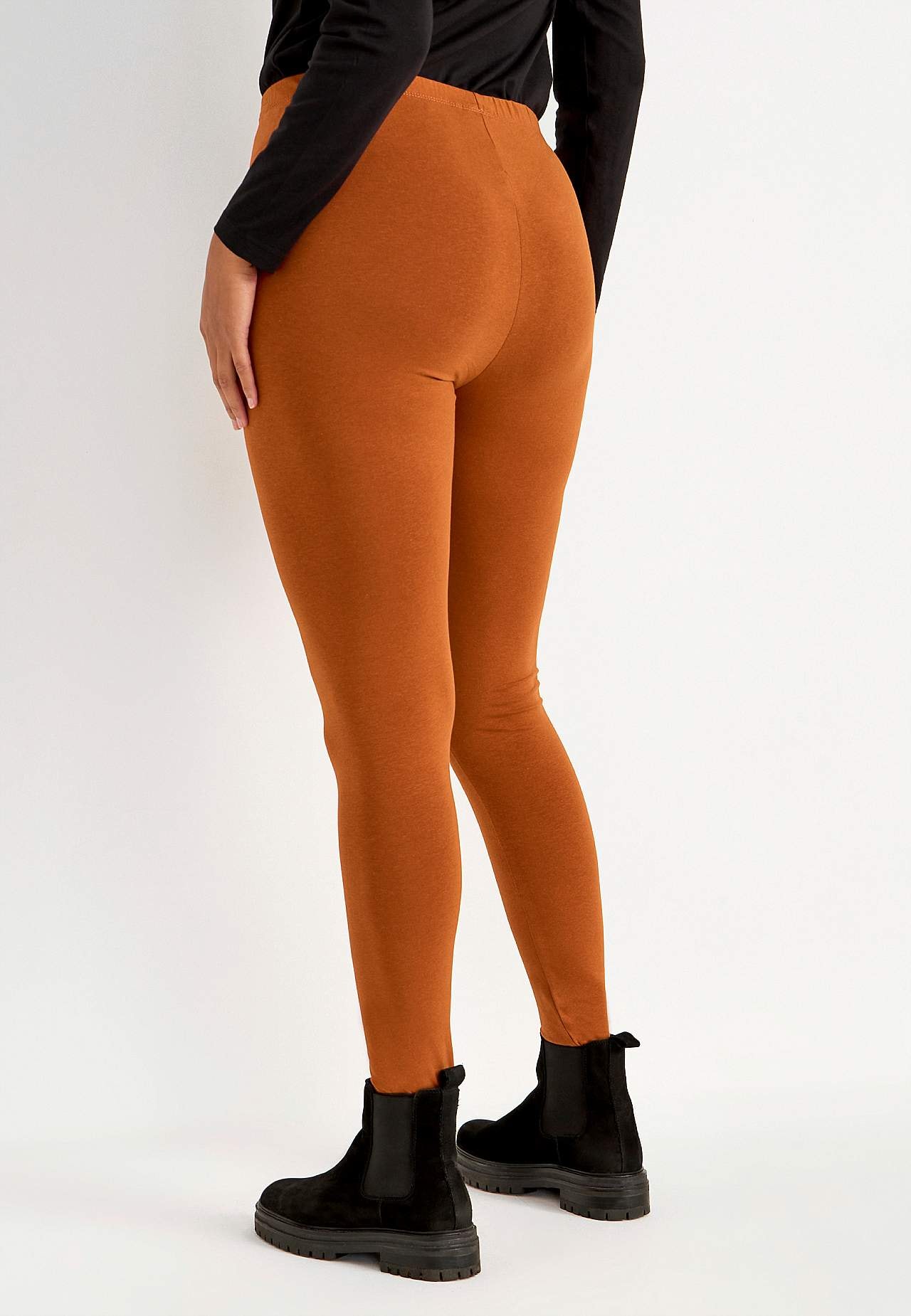 Leggings i bomull 2-pack