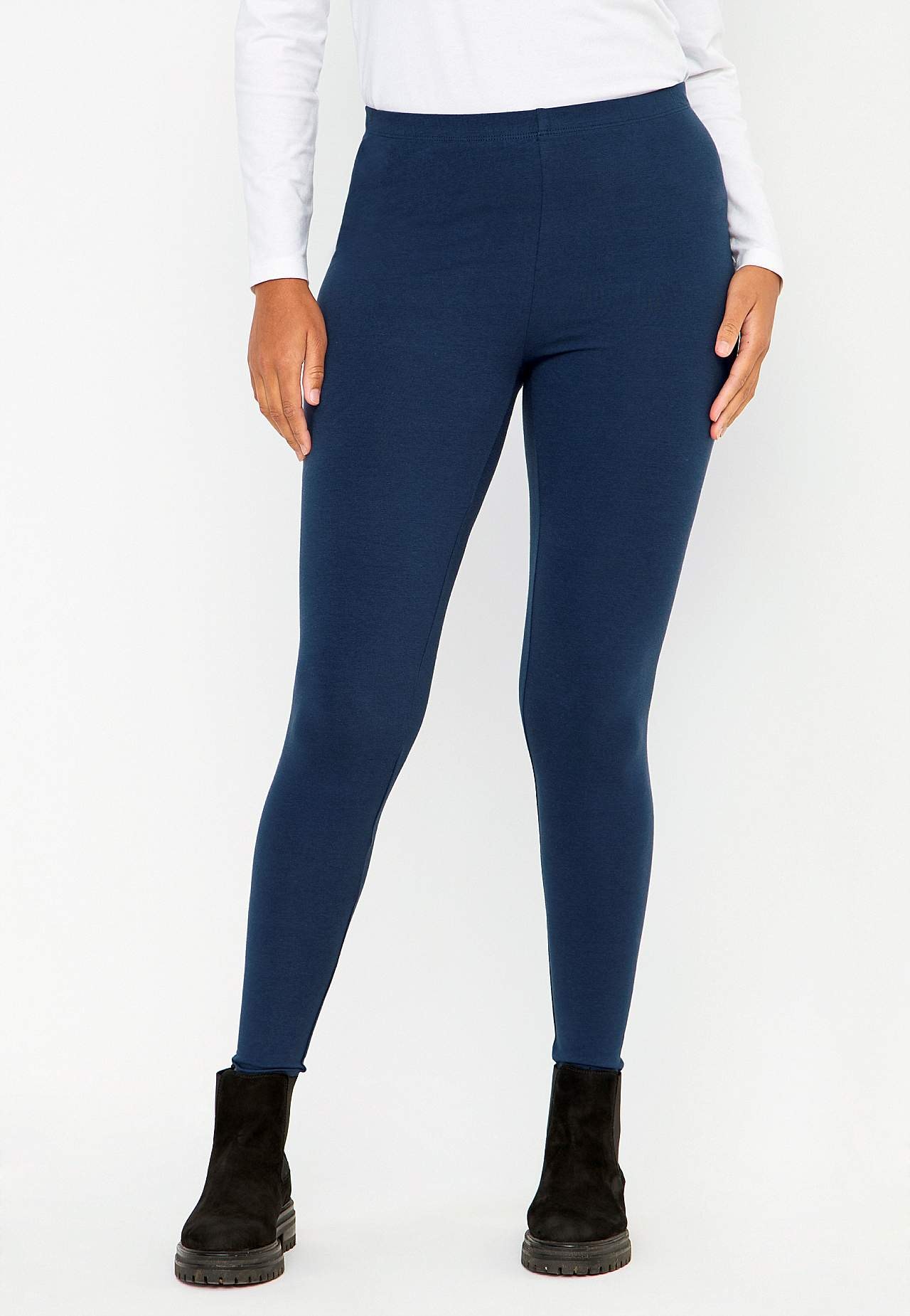 Leggings i bomull 2-pack