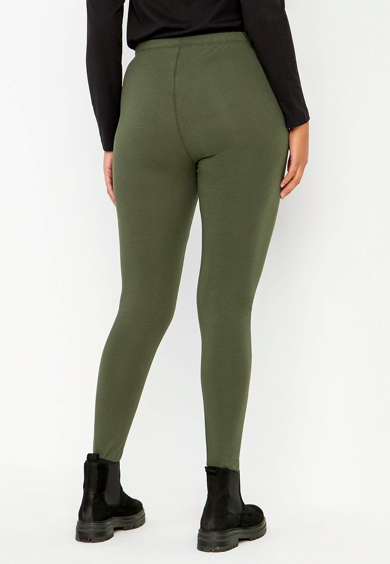 Leggings i bomull 2-pack