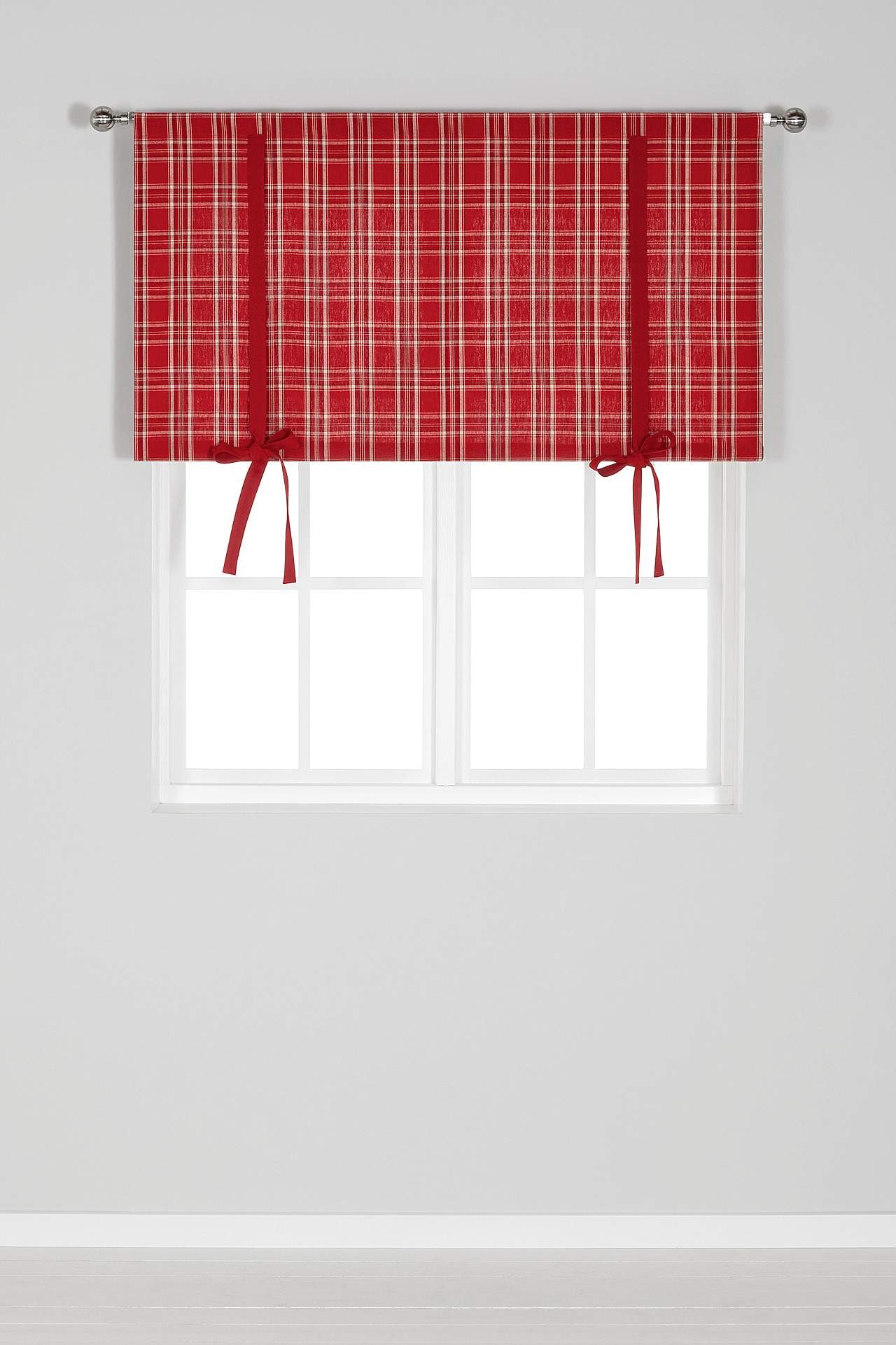 Rutig julgardin X-mas check
