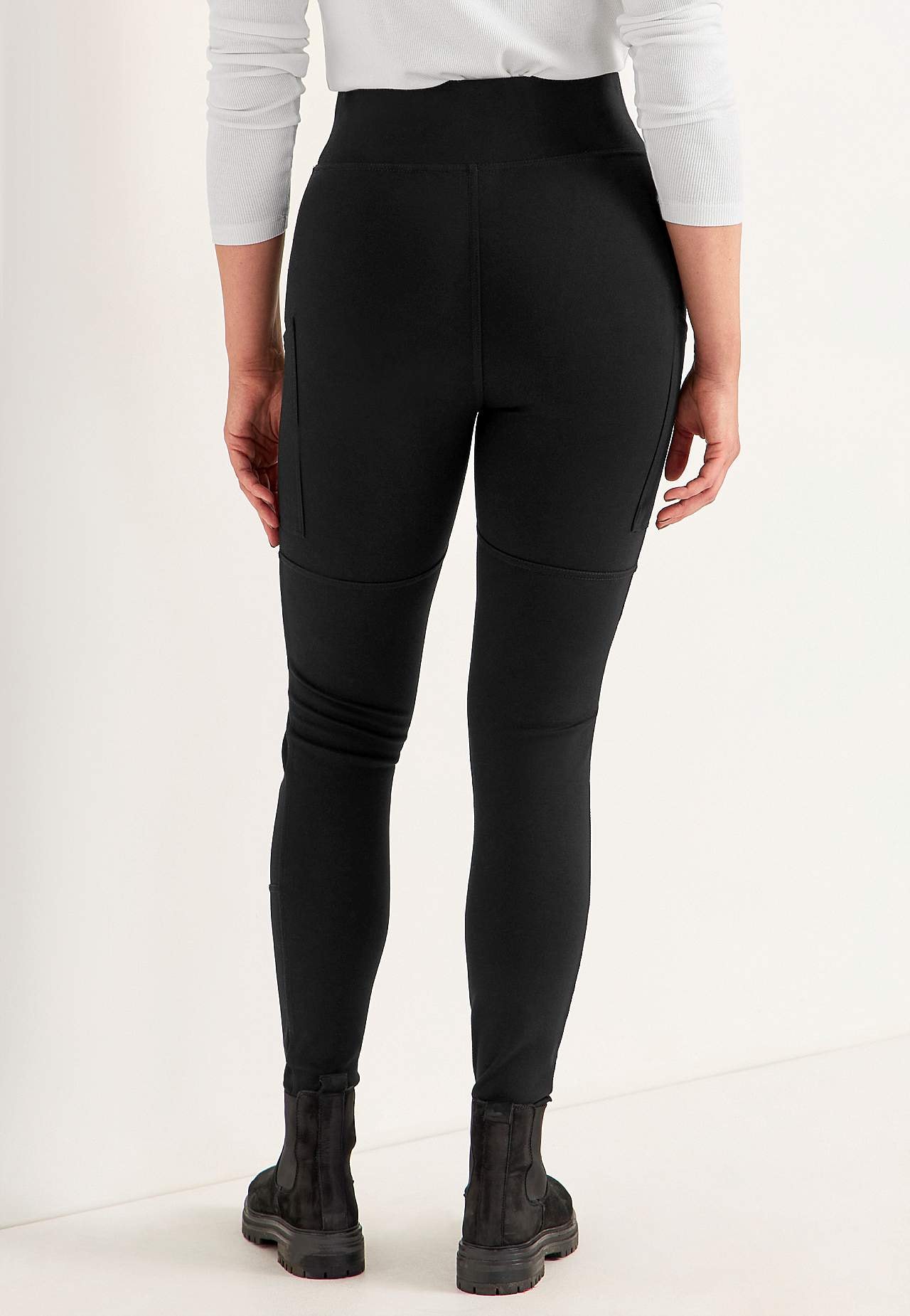 Leggings med sidfickor