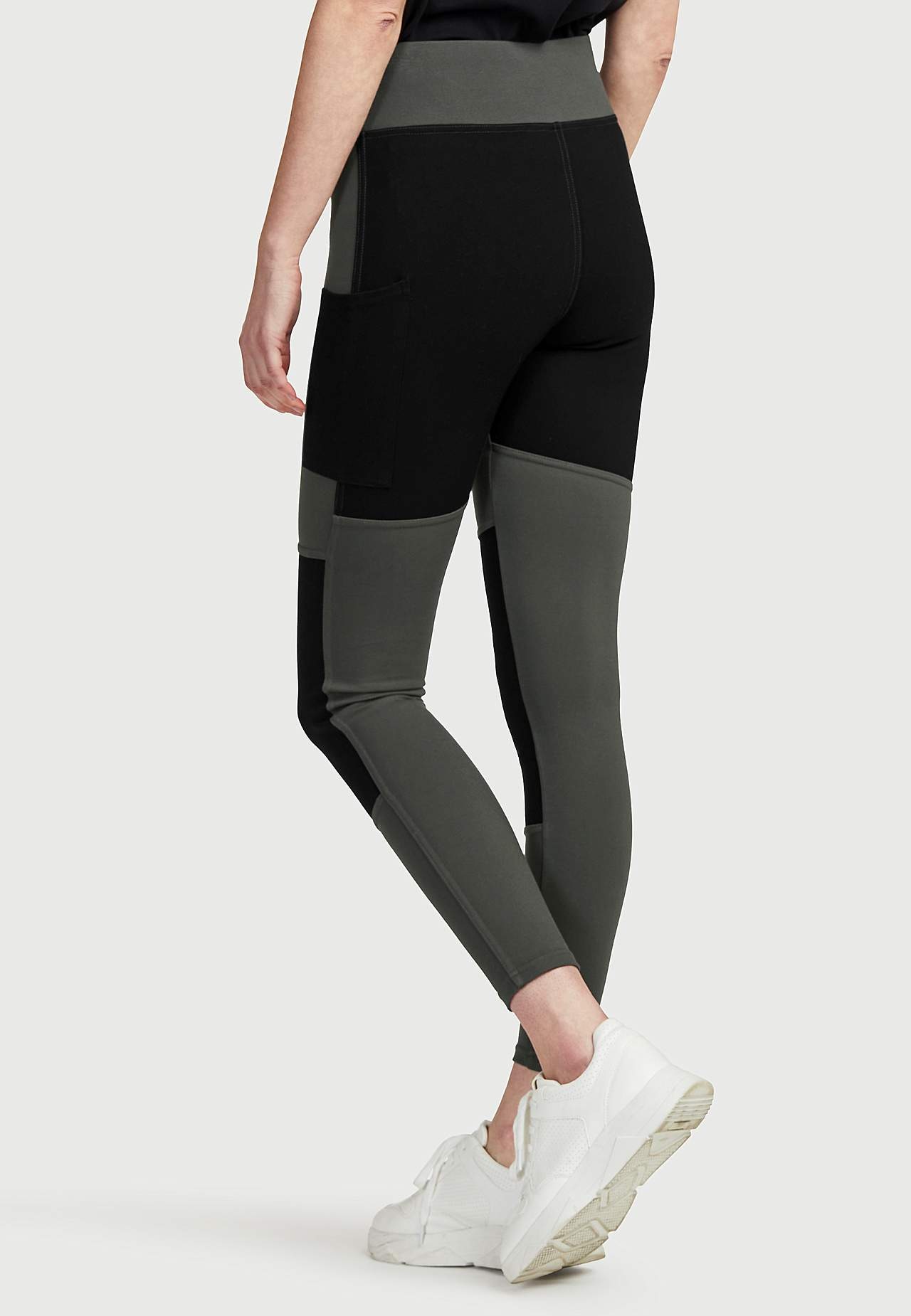 Leggings med sidfickor