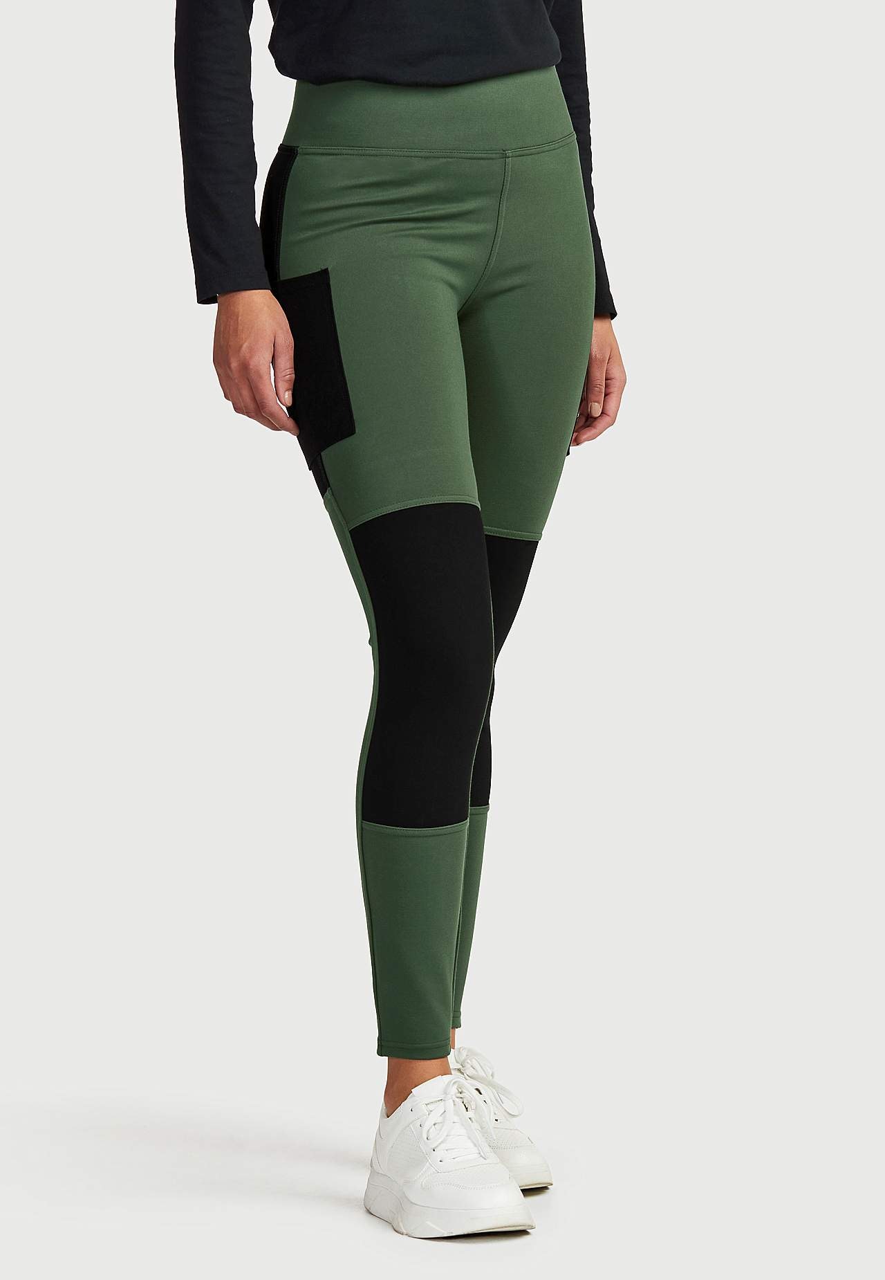 Leggings med sidfickor