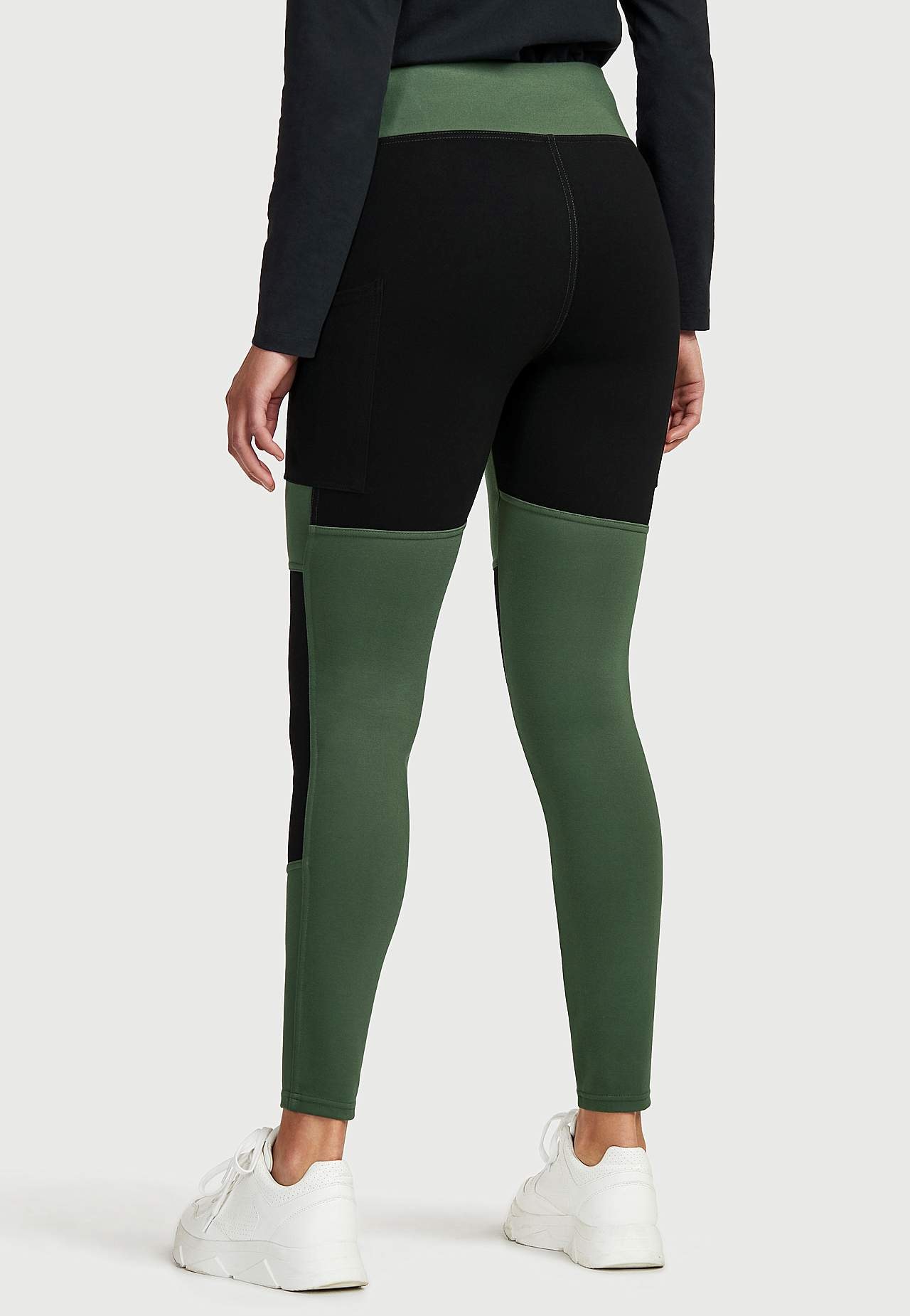 Leggings med sidfickor