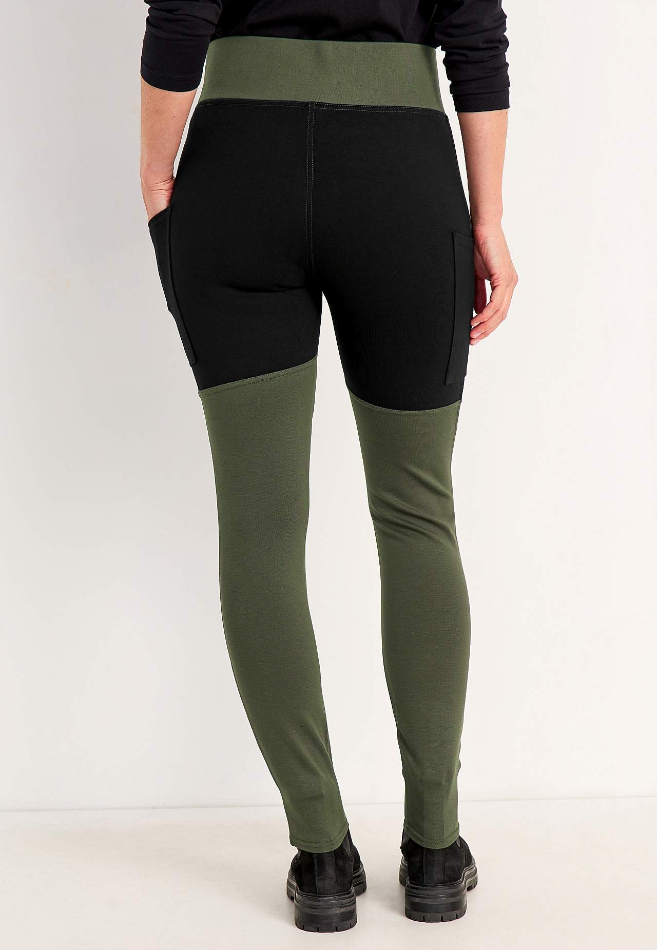Leggings med sidfickor