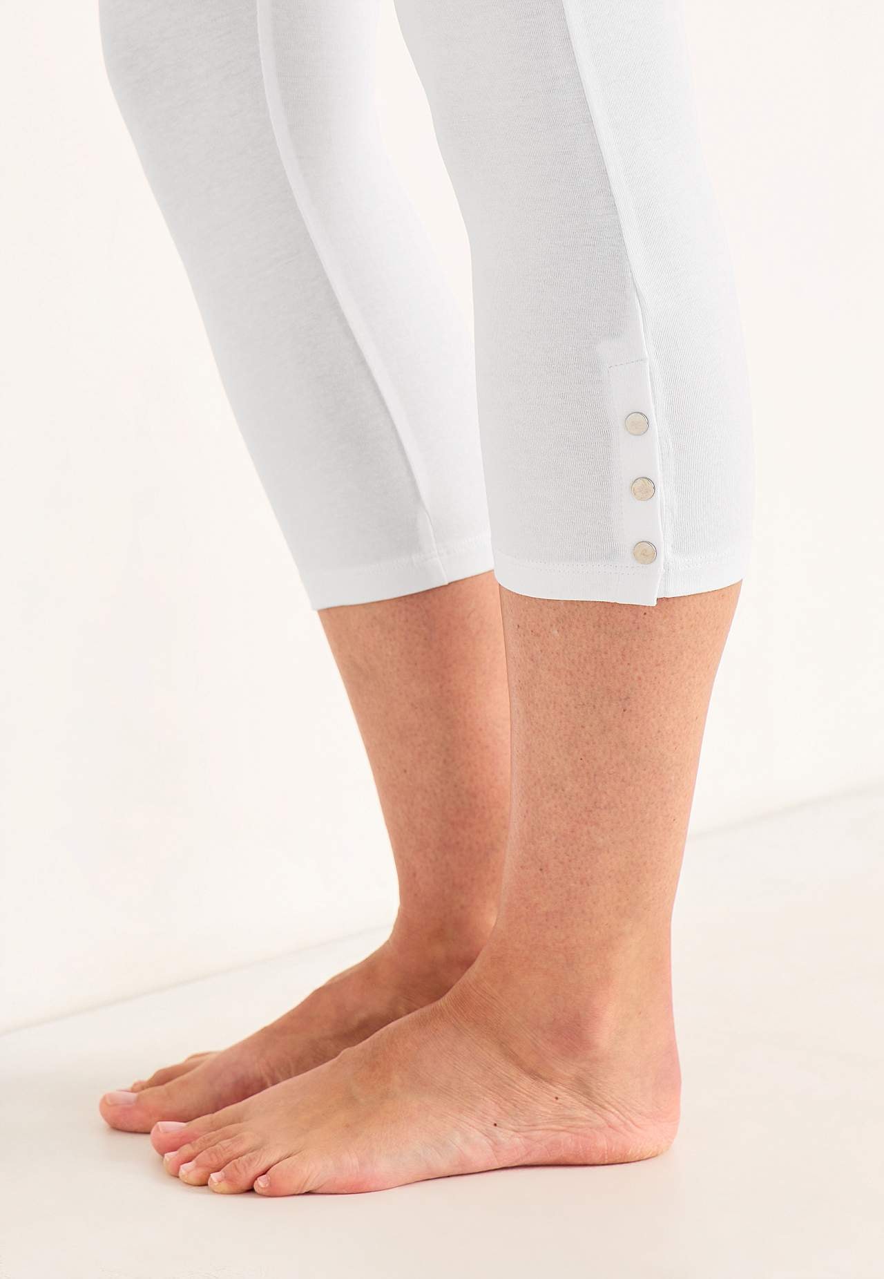 Caprileggings med fina knappdetaljer Milly 2-pack
