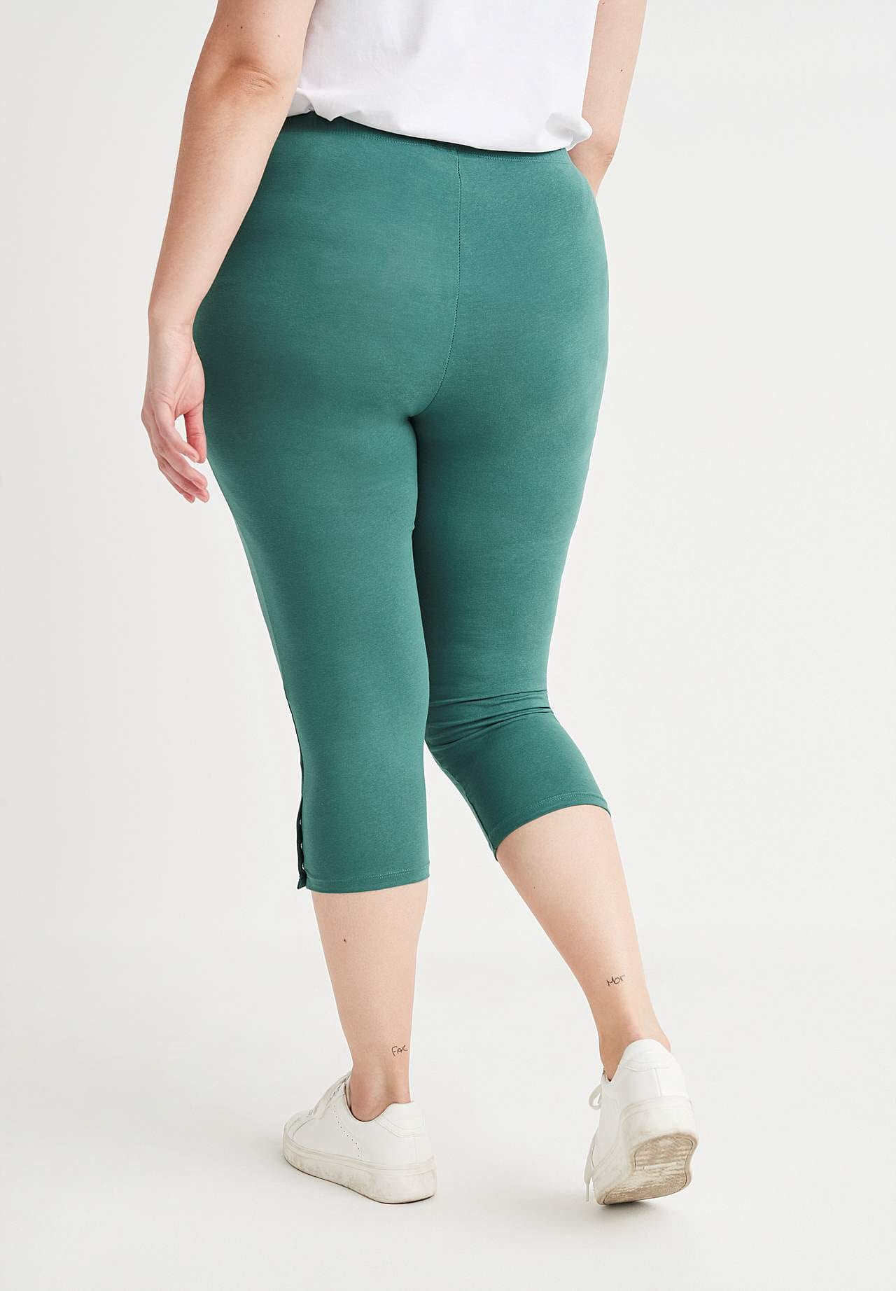 Caprileggings med fina knappdetaljer Milly 2-pack