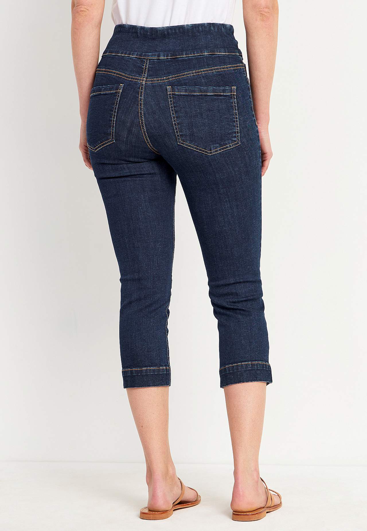 Supersköna caprijeggings i denim Elin