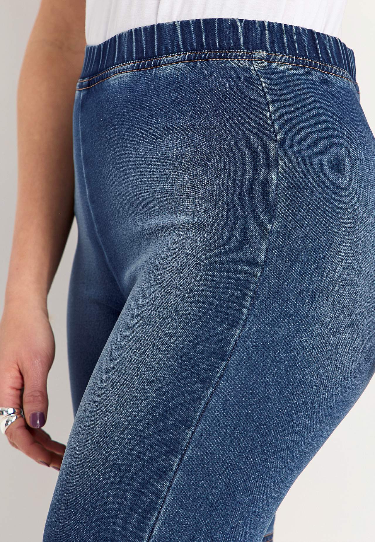 Cykelbyxa i denim