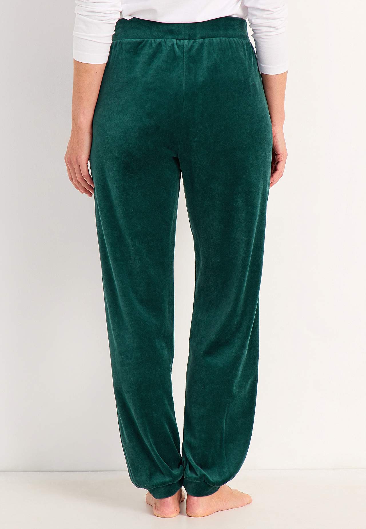 Velourbyxa med mudd