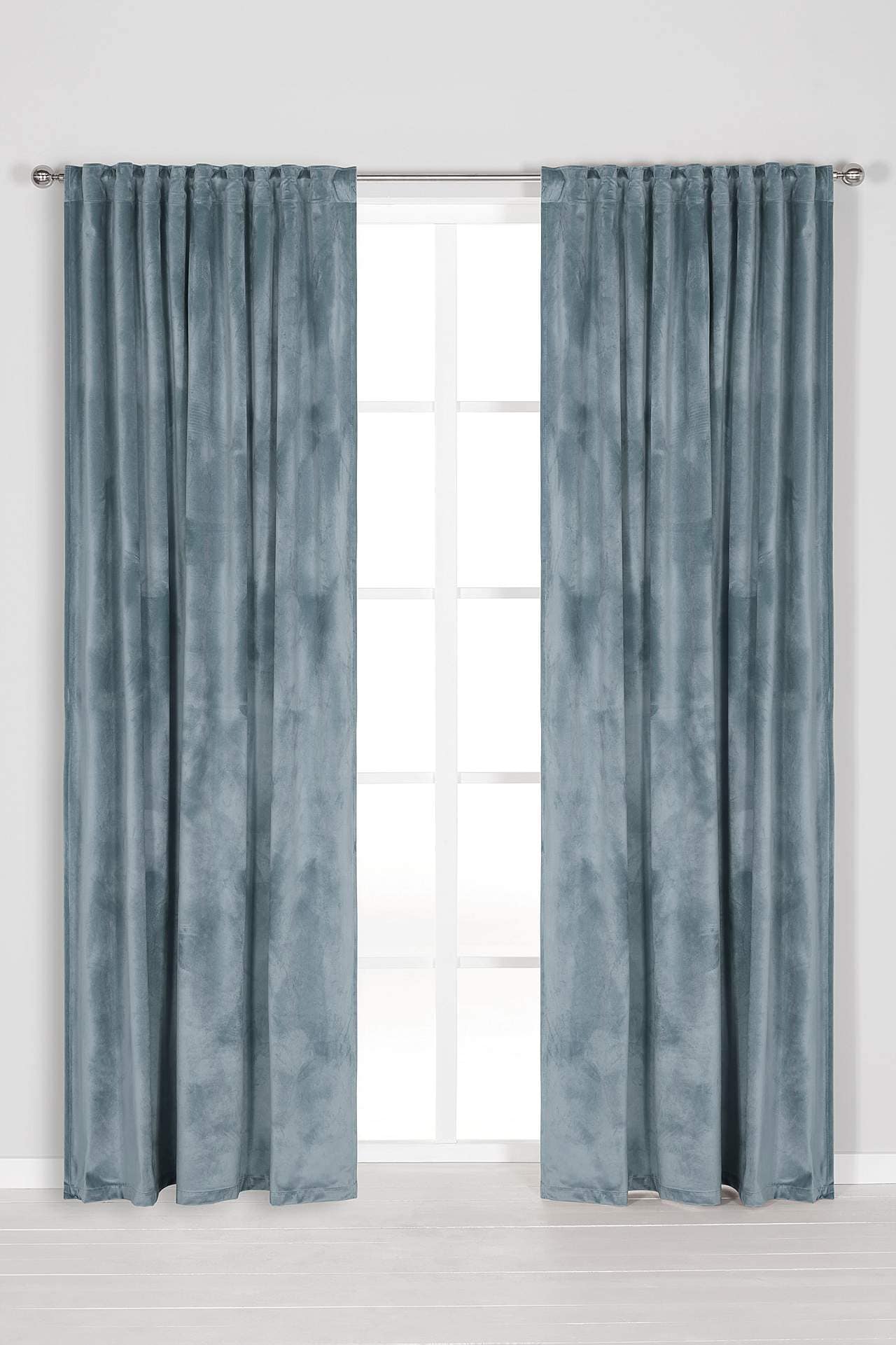 Gardinlängd sammet 2-pack