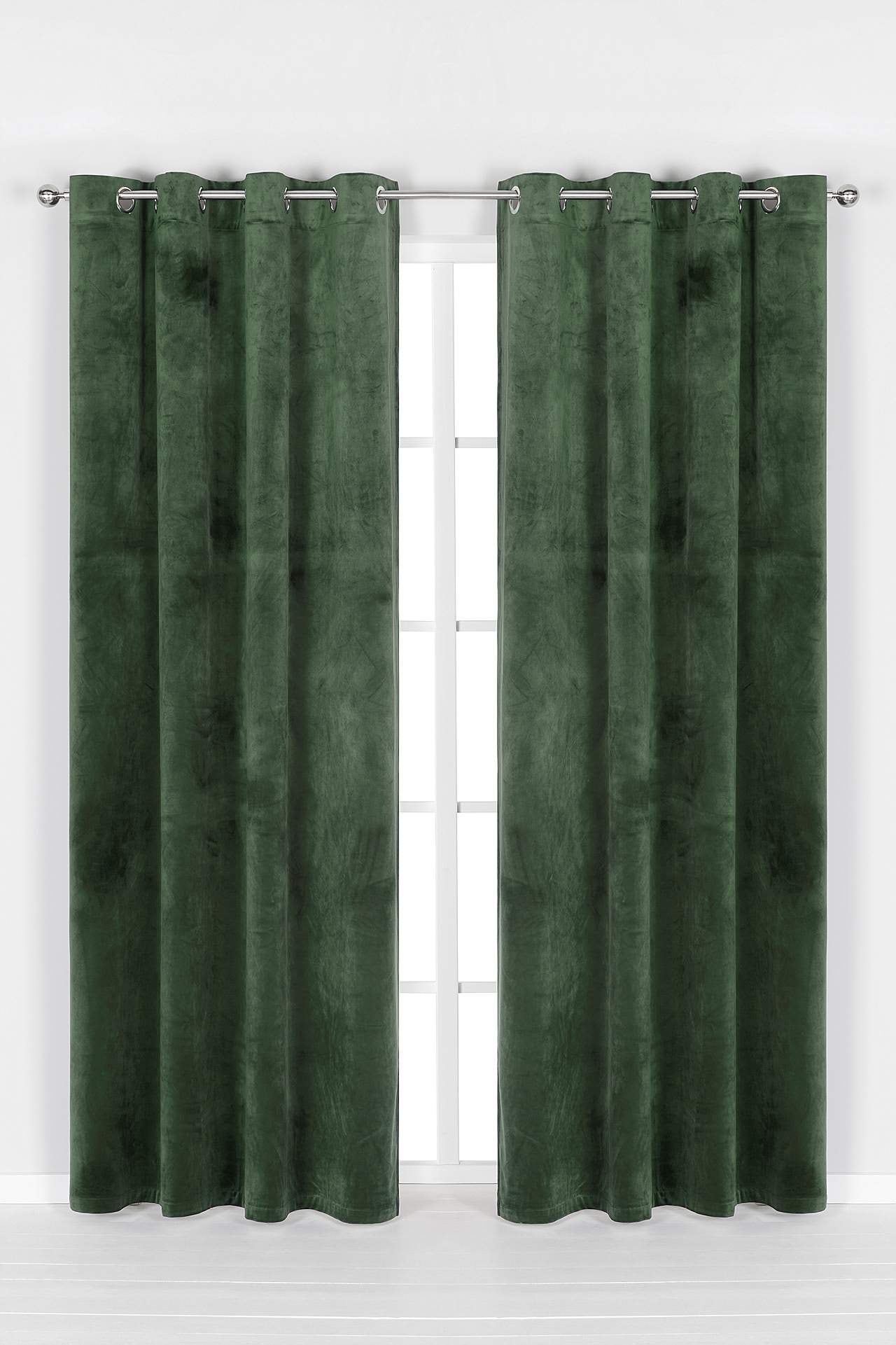 Sammetslängder med öljetter 2-pack