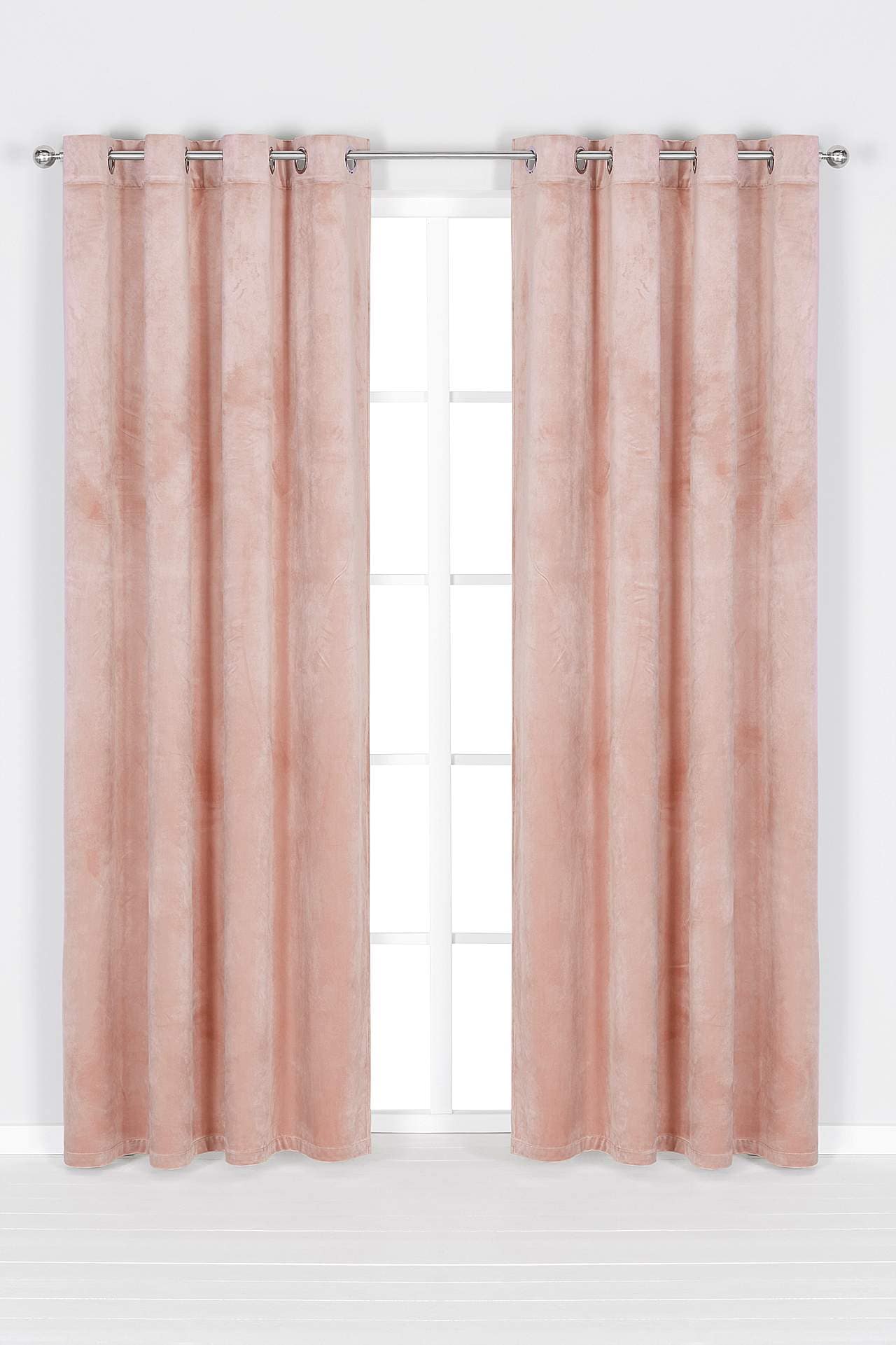 Sammetslängder med öljetter 2-pack