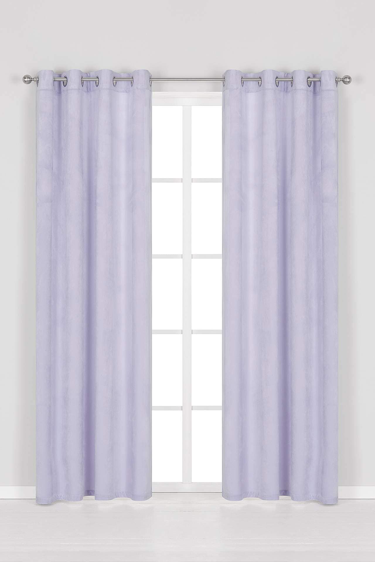 Sammetslängder med öljetter 2-pack