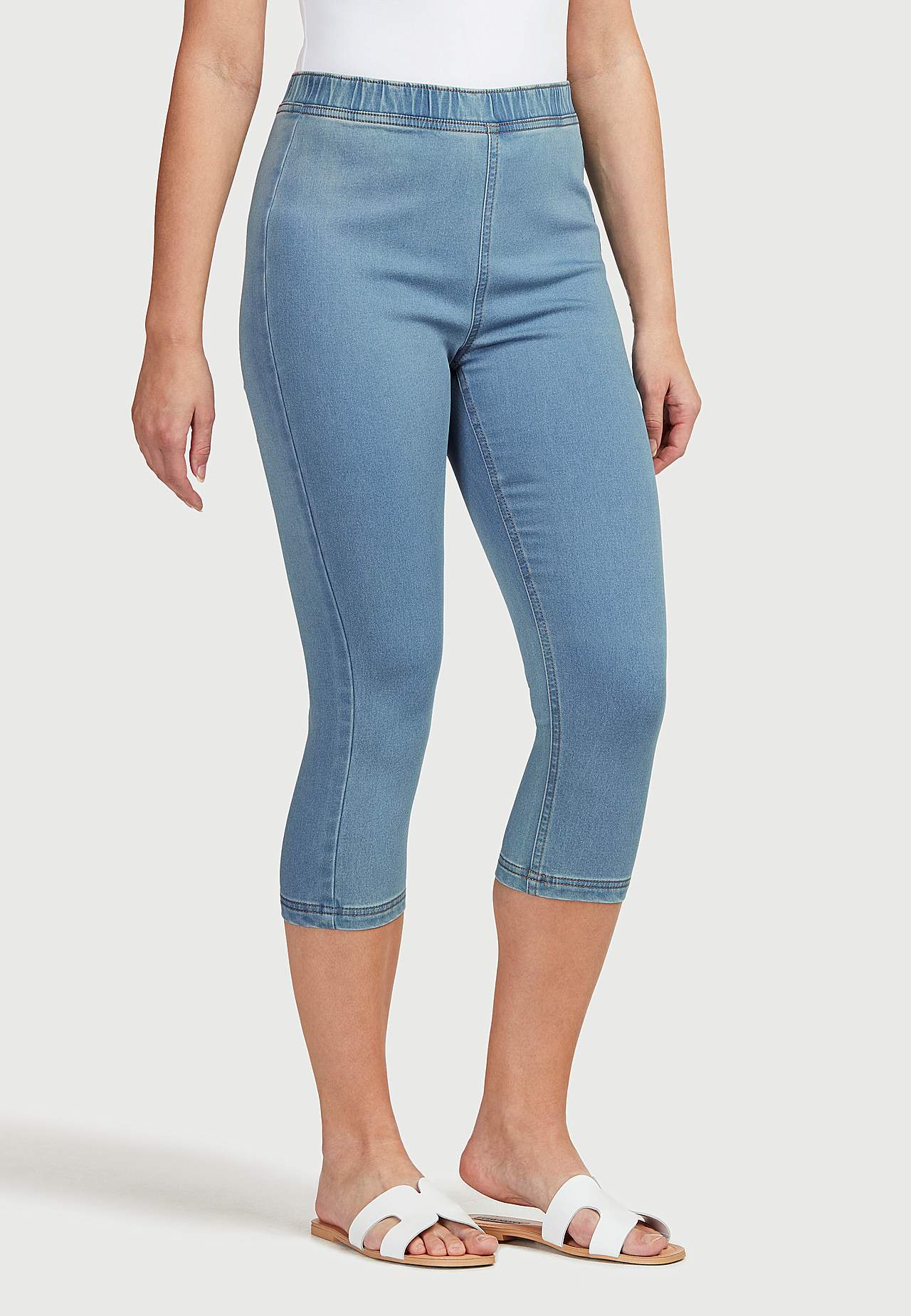 Caprileggings i denim Olga