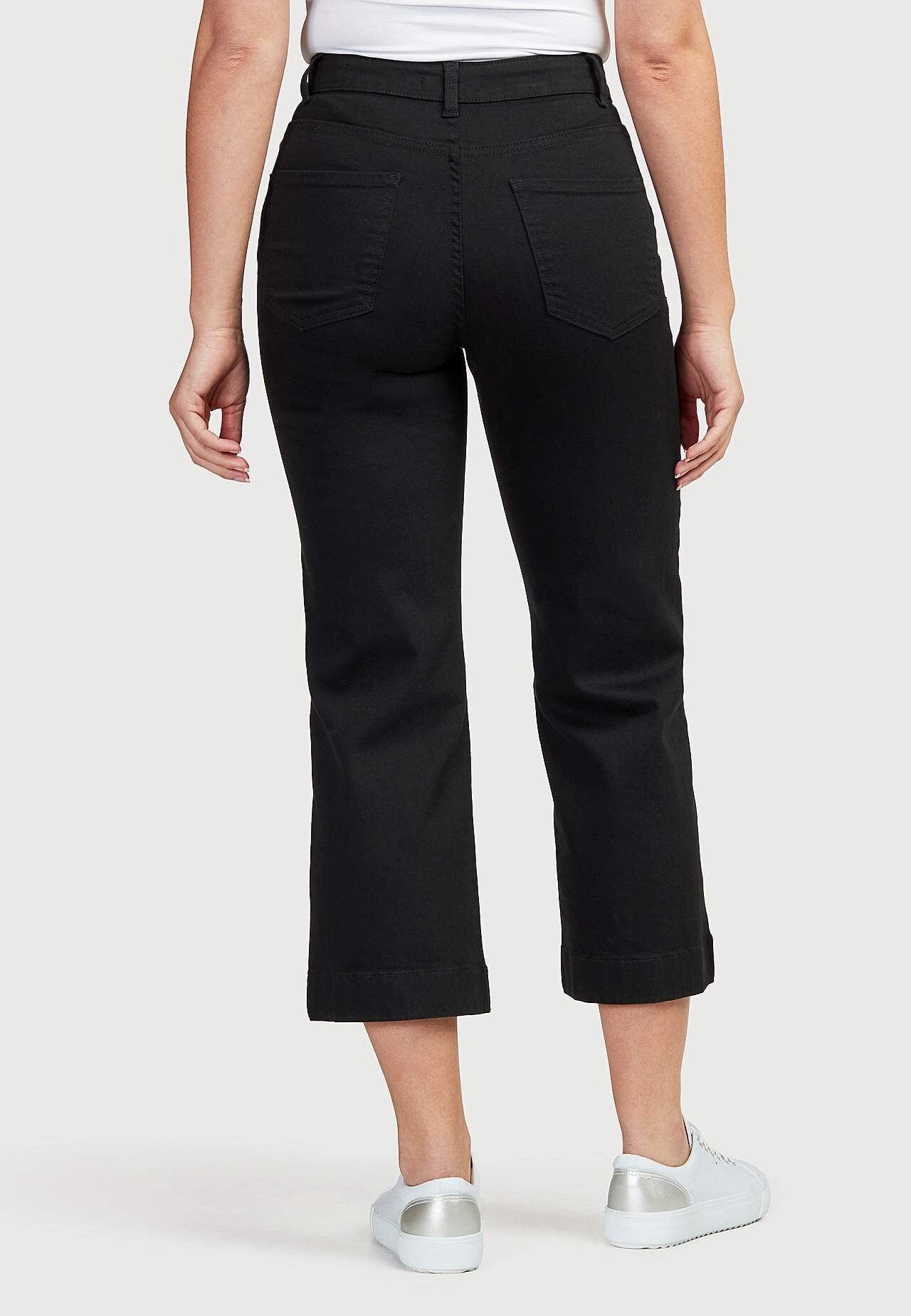 Ankellånga stretchjeans Adina