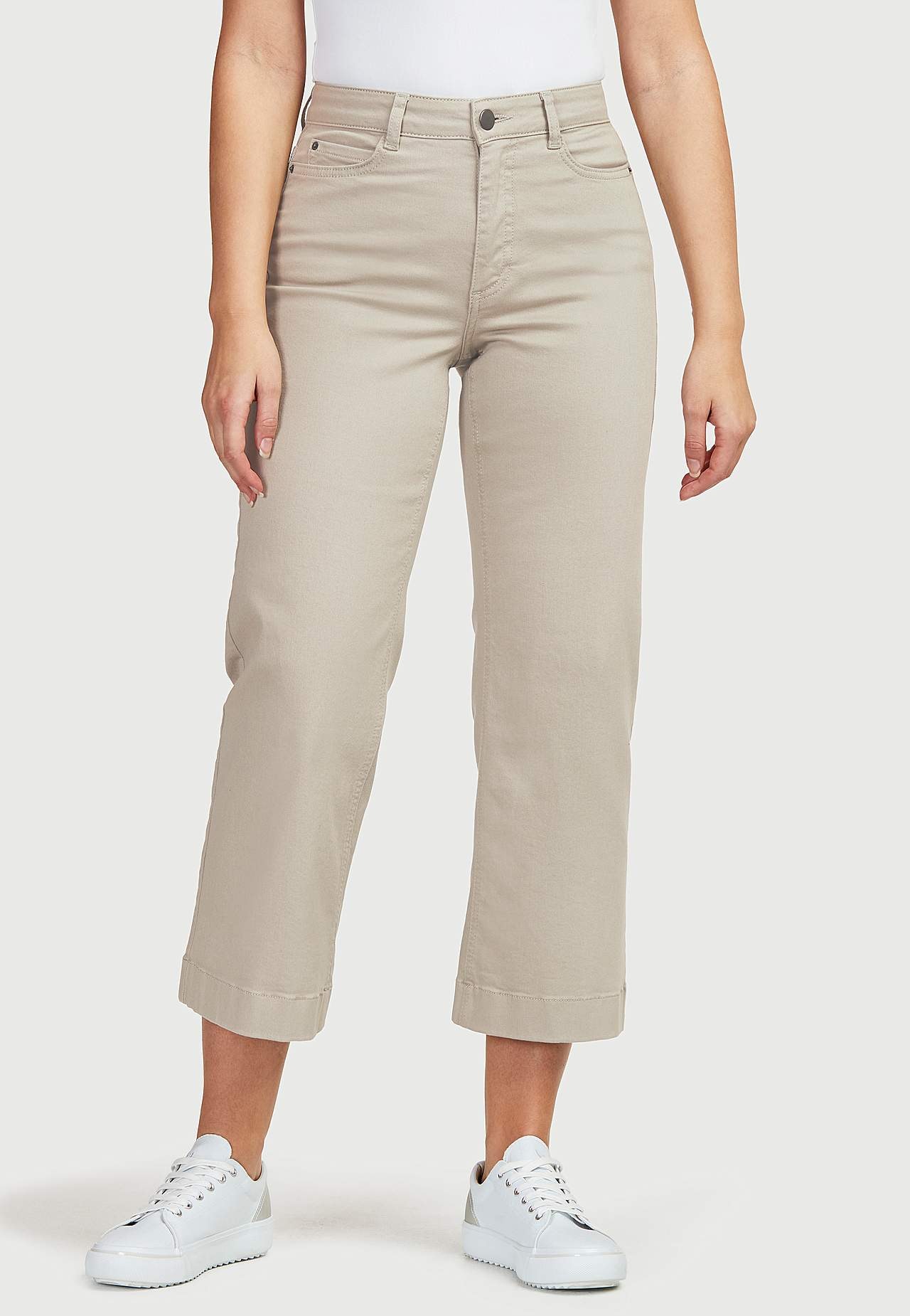 Ankellånga stretchjeans Adina