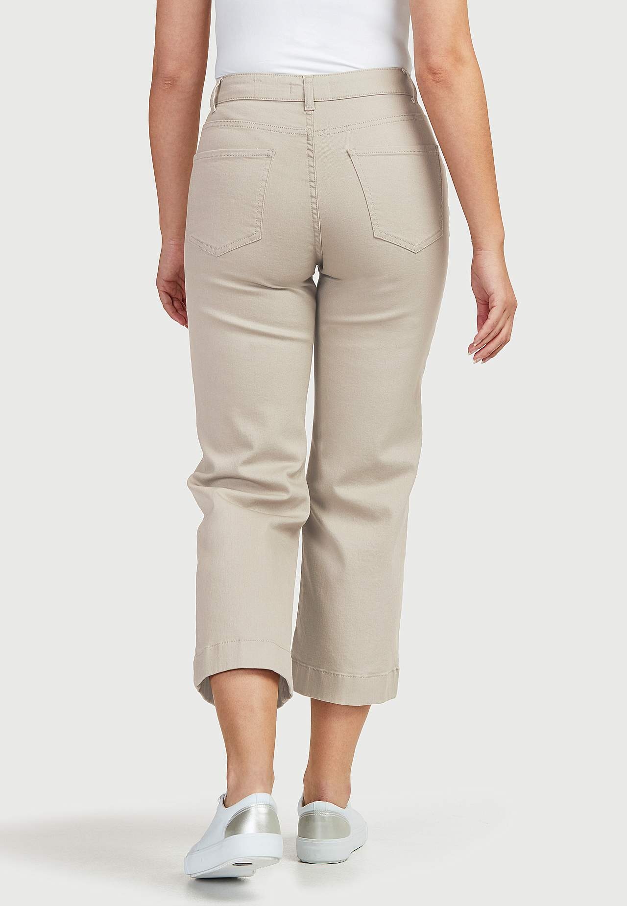 Ankellånga stretchjeans Adina