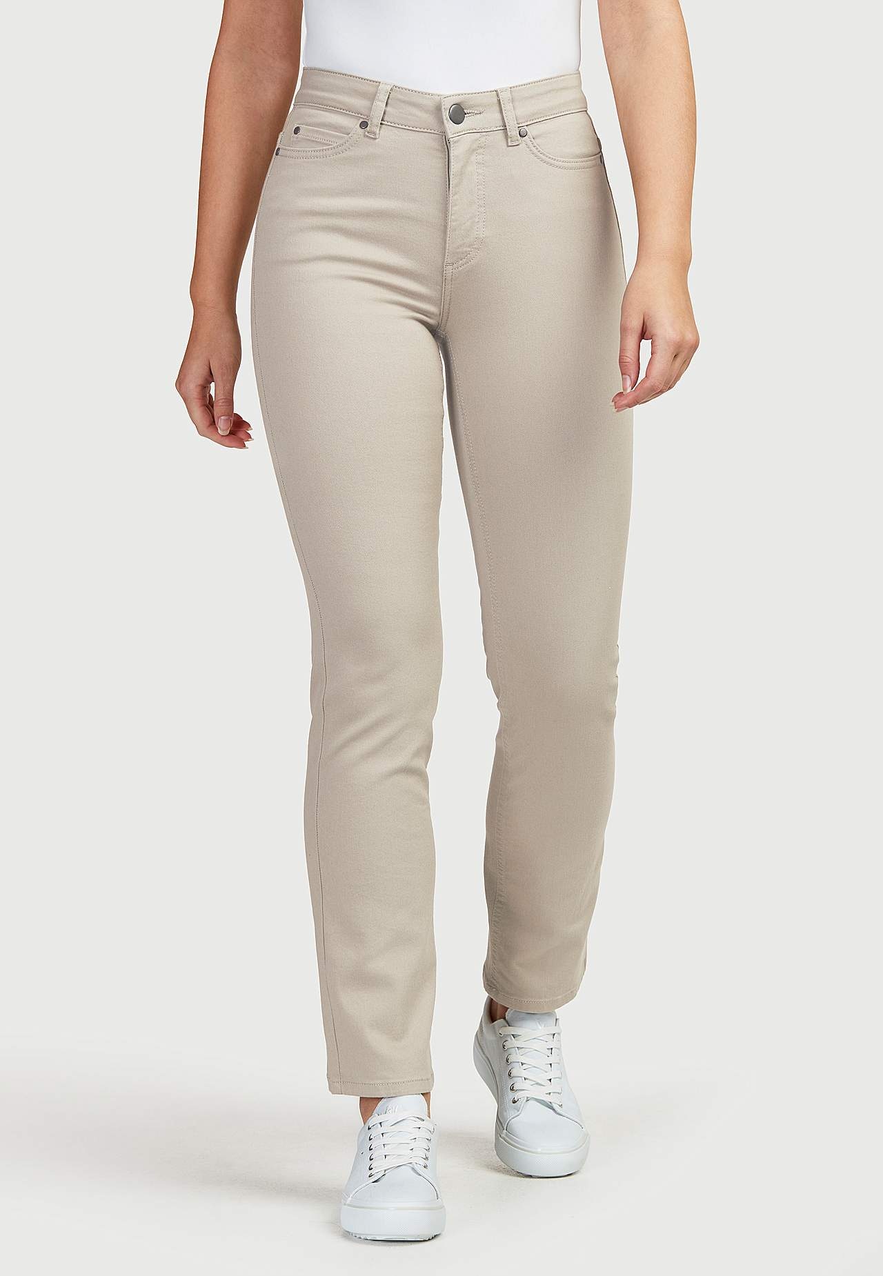 Raka jeans med femficksdesign Linnea