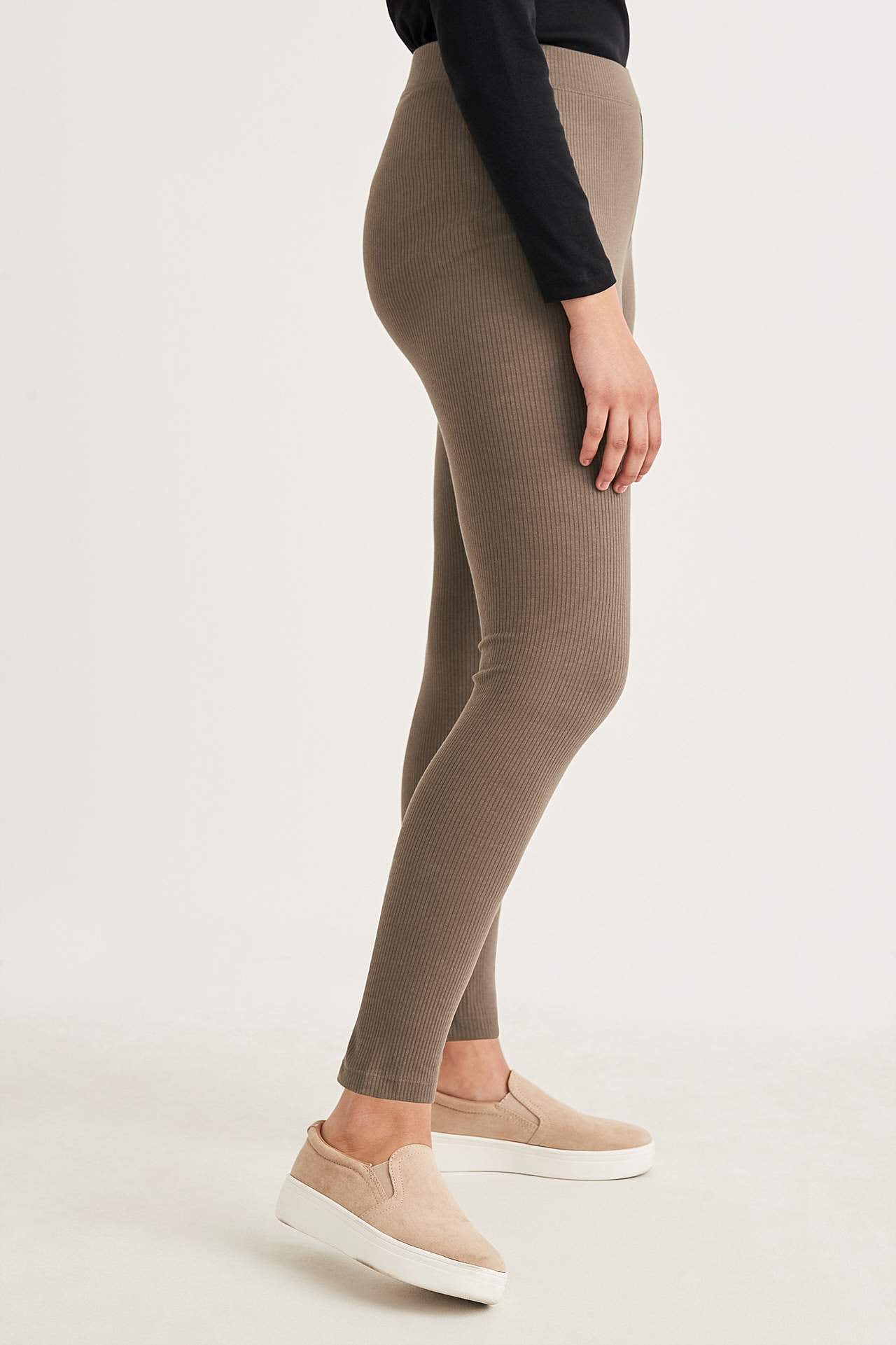 Ribbade leggings