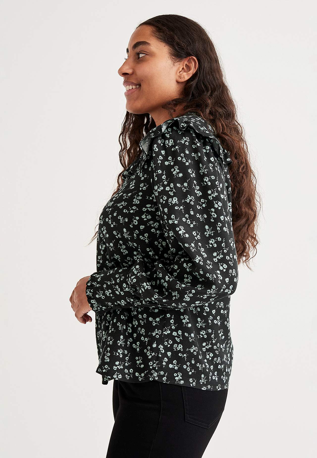 Mönstrad blus Laura