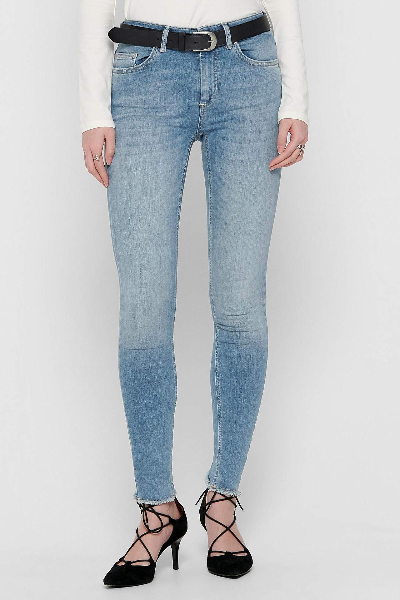 Superstretchiga jeans Skinny Flare Blush