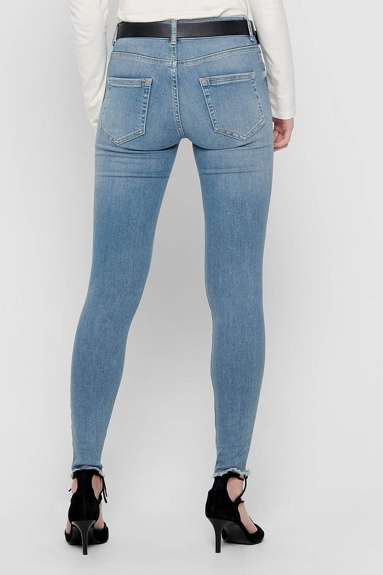Superstretchiga jeans Skinny Flare Blush