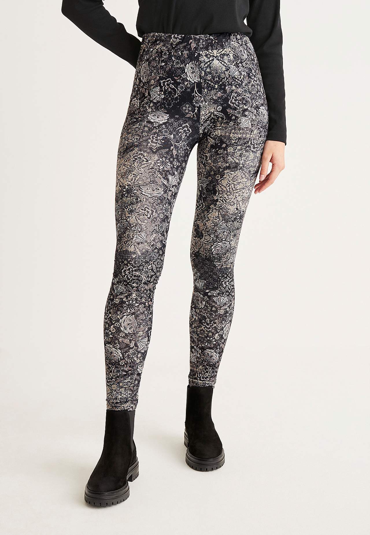 Mönstrade leggings Jasminette