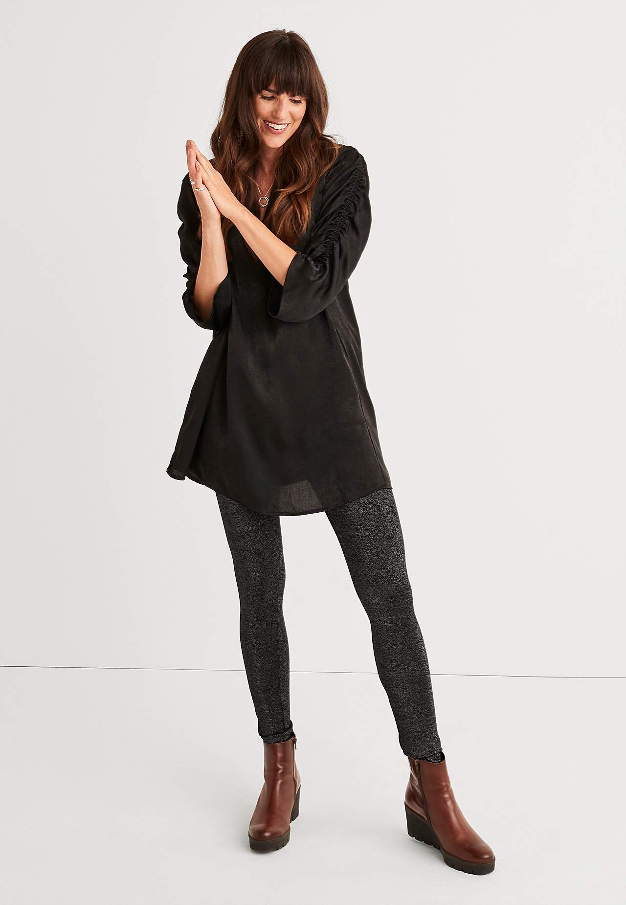 Glittriga leggings