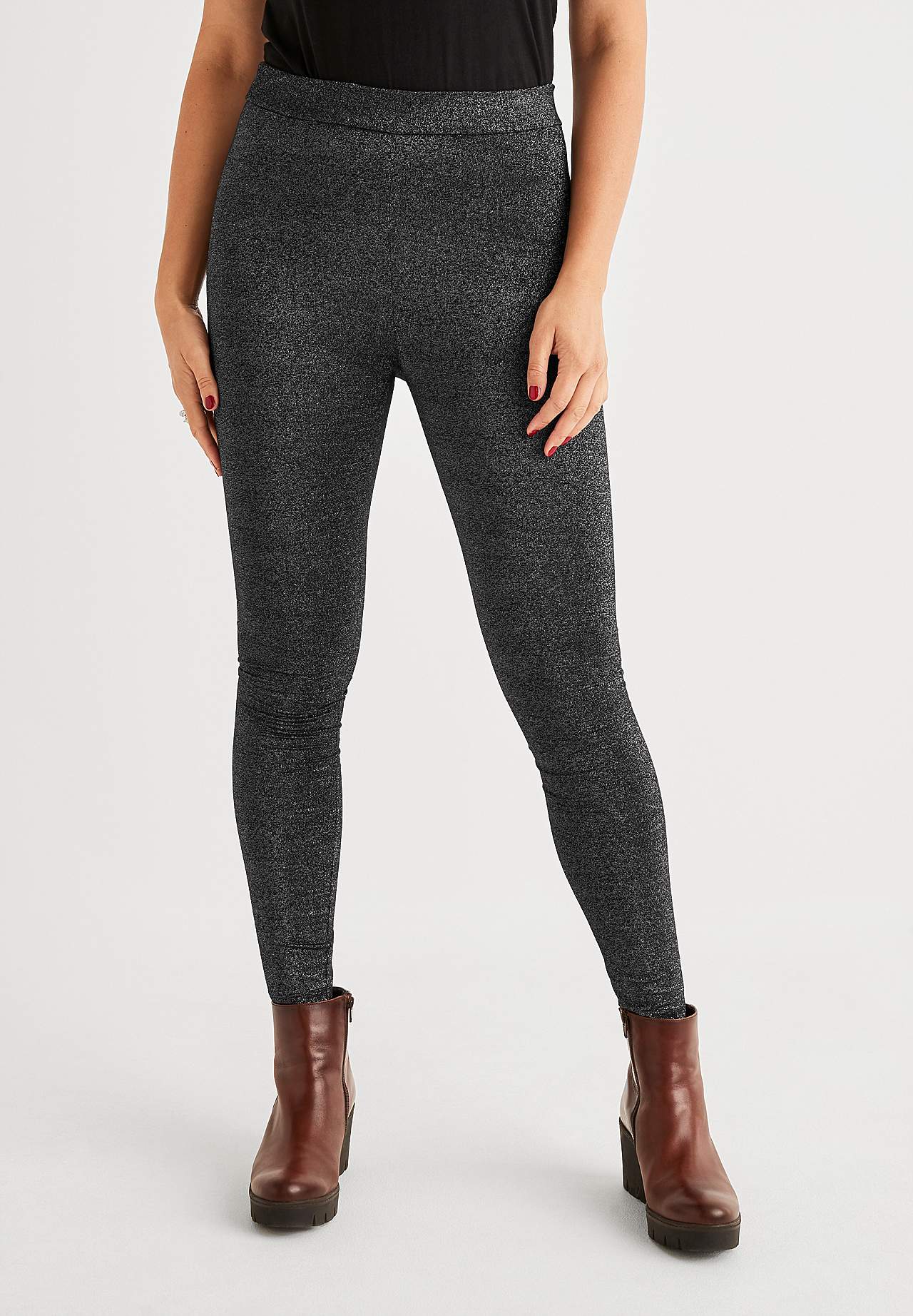 Glittriga leggings