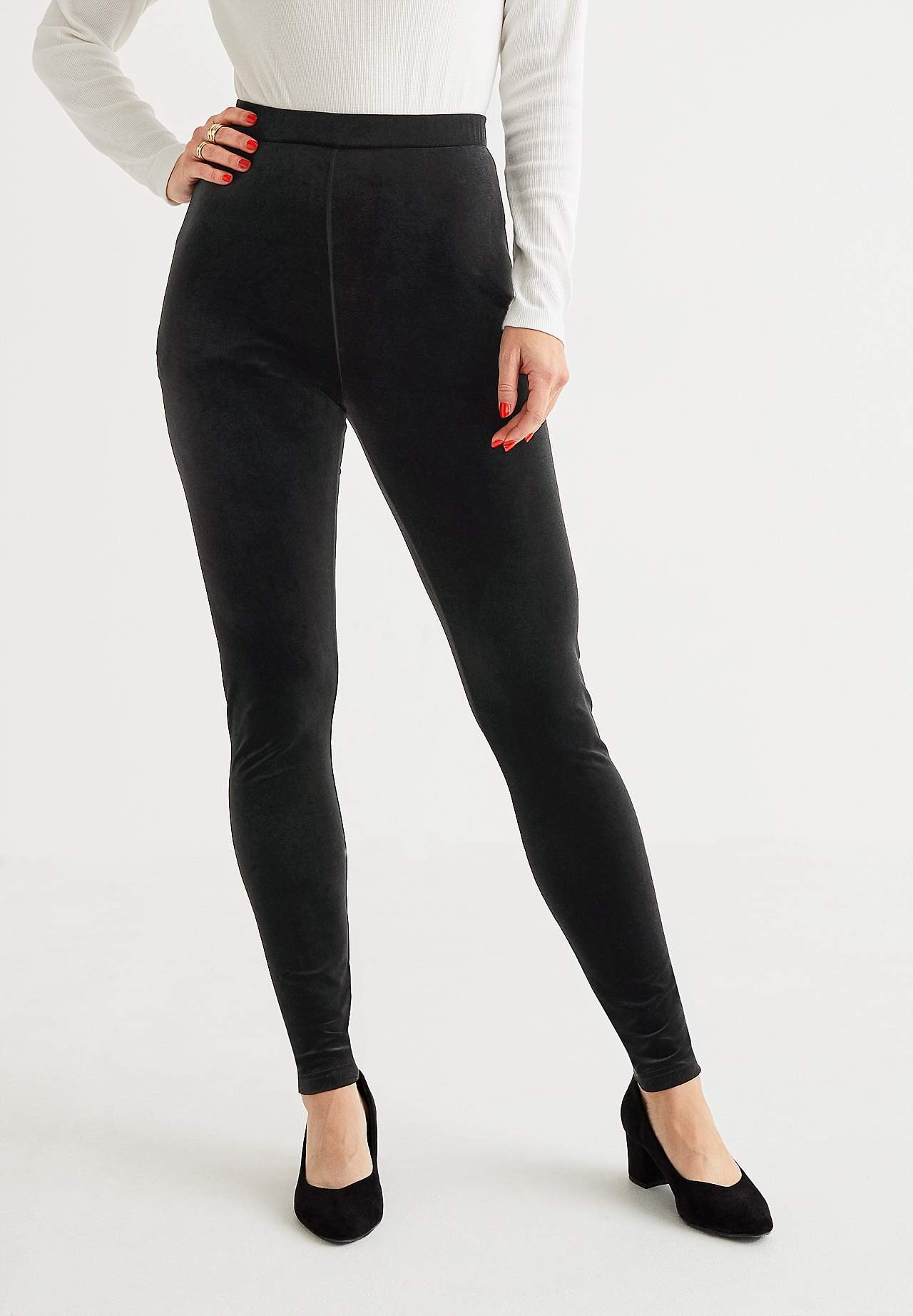 Leggings i sammet